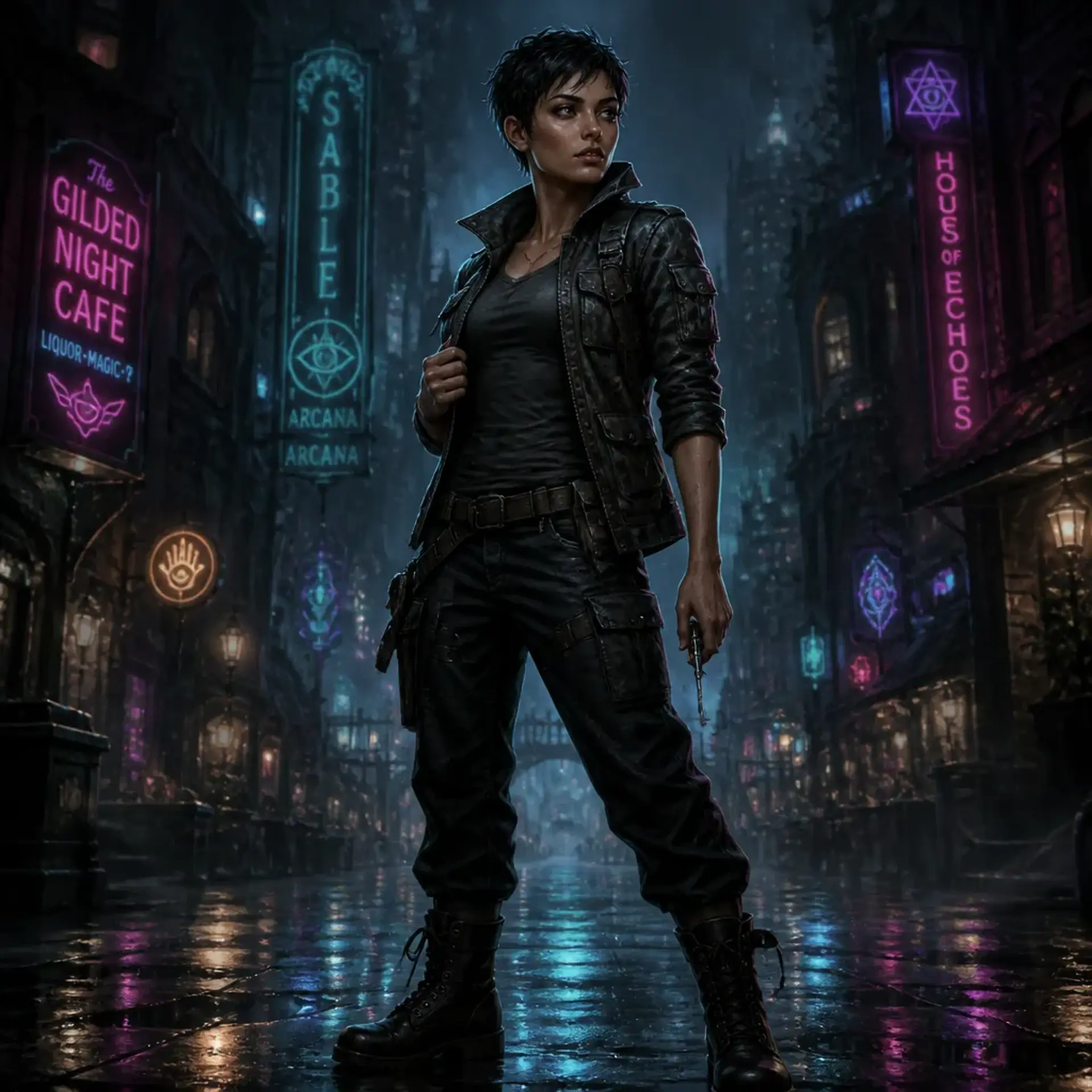 Sera Vey - AI-generated fantasy Character