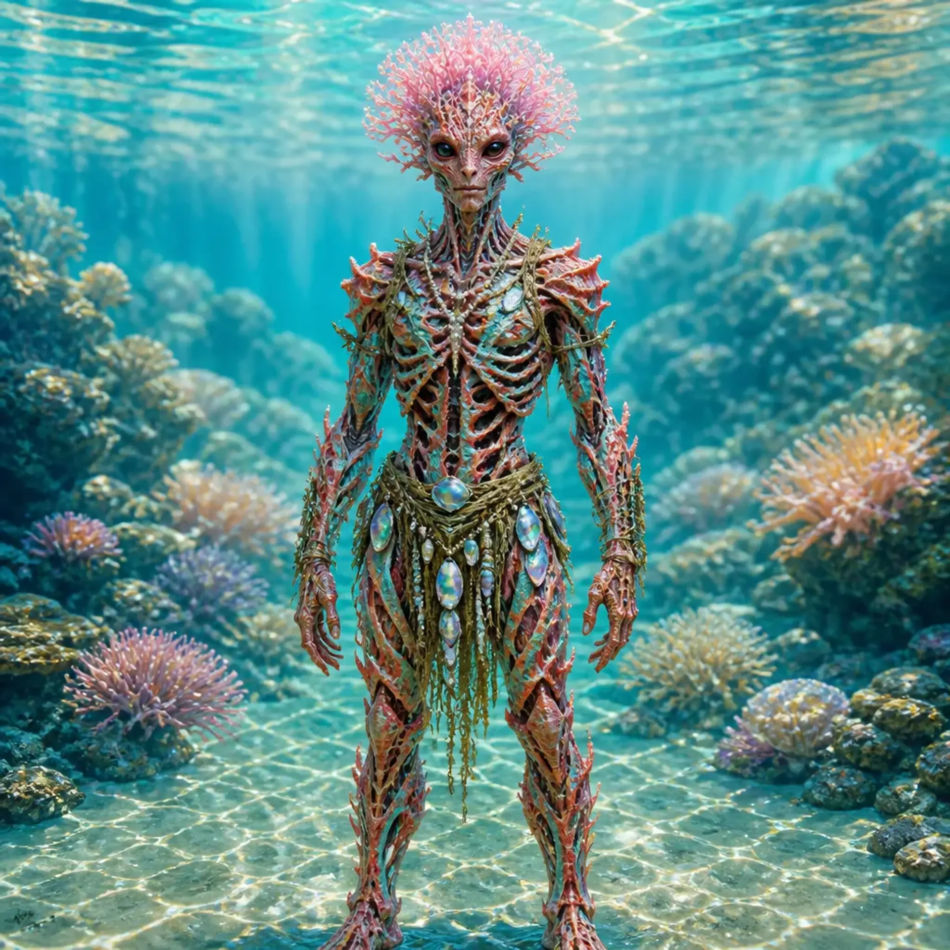 Anthozoren - AI-generated fantasy Species