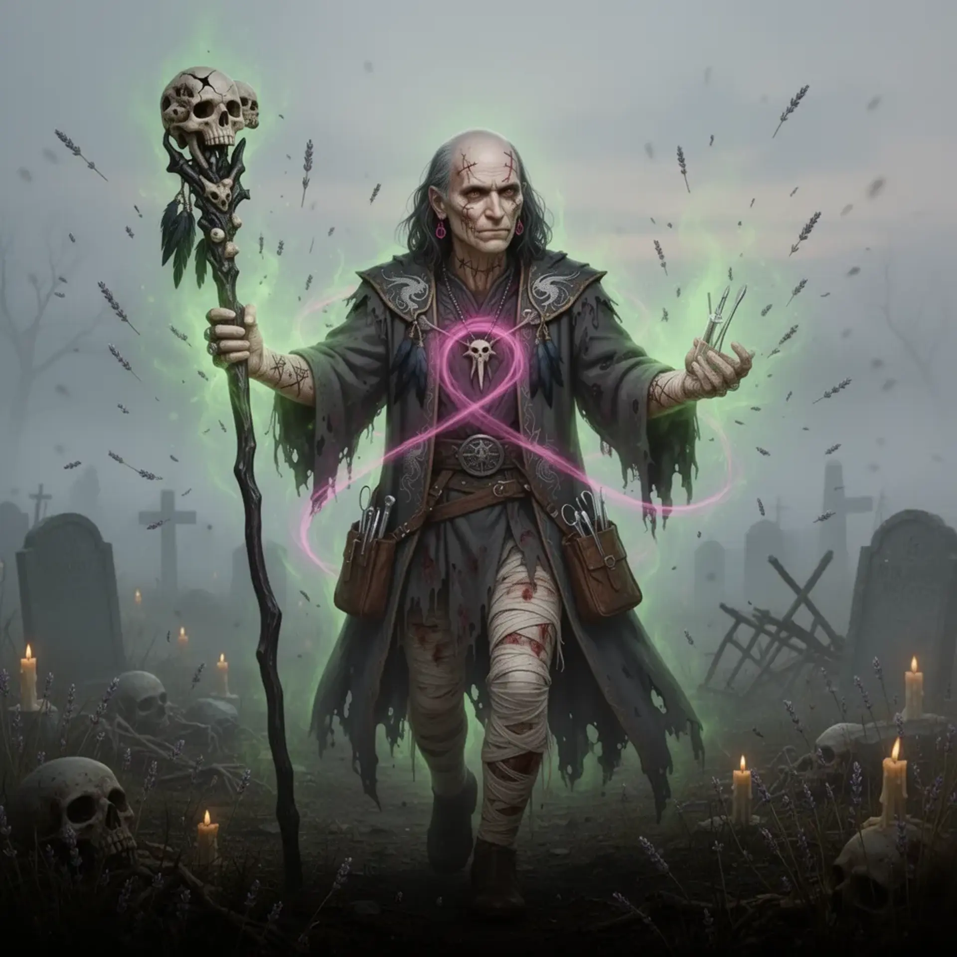Mordian Gravebinder - AI-generated fantasy NPC