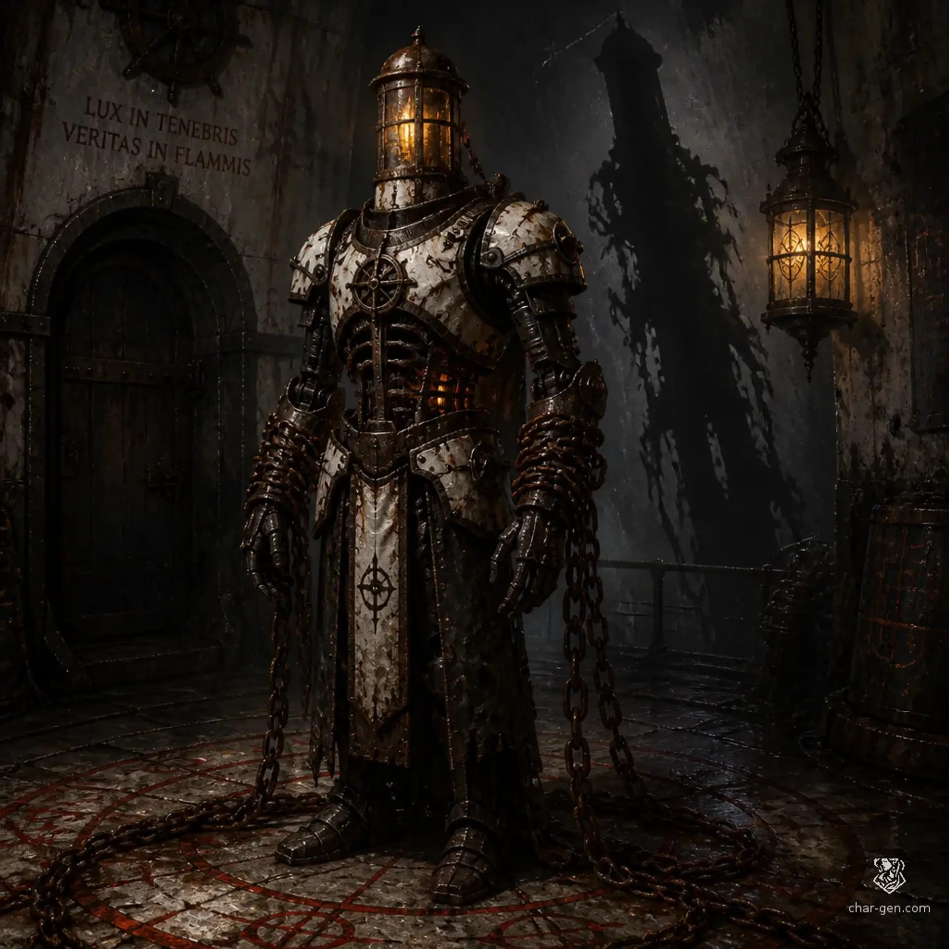 Iron Maid Guard - AI-generated fantasy Monster