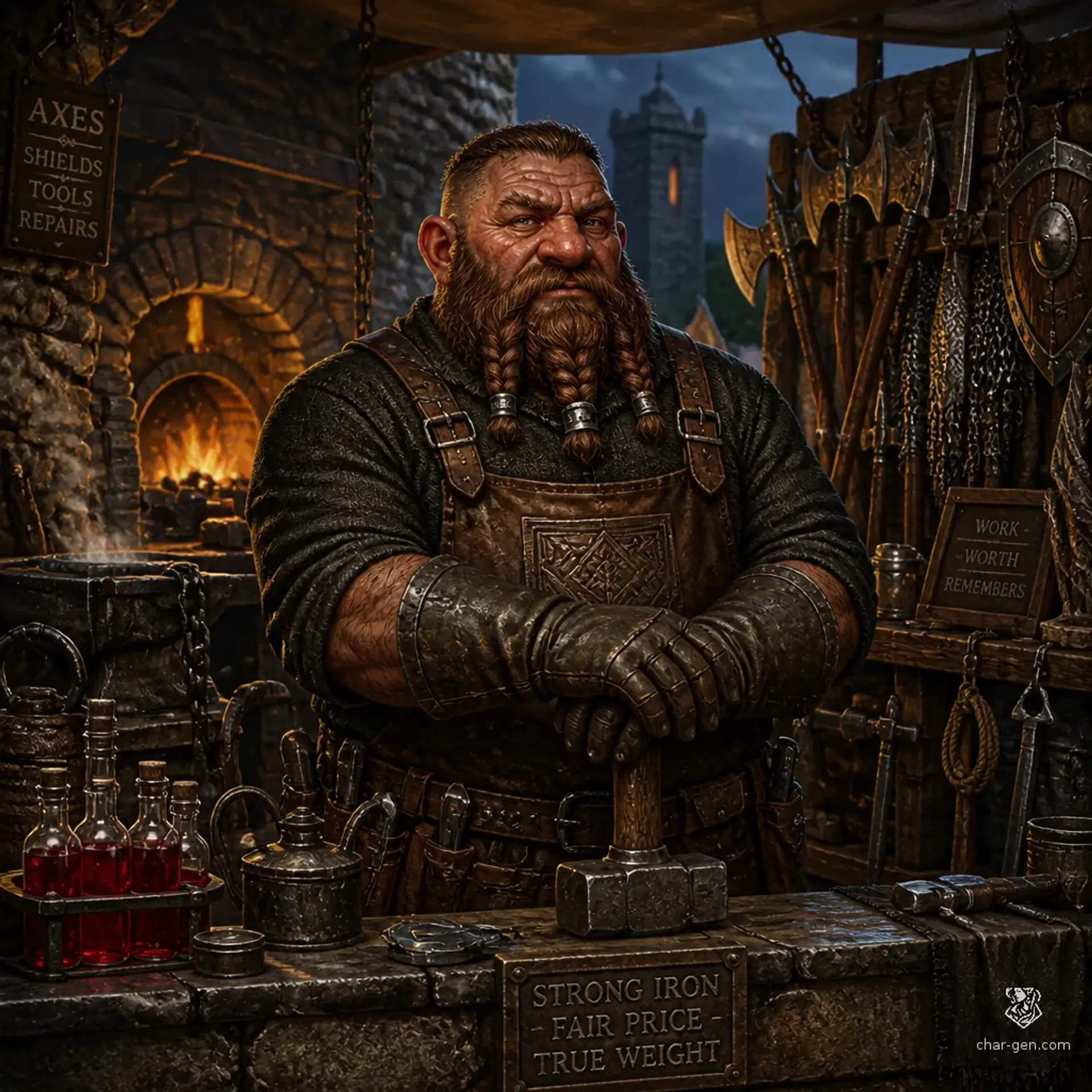 Frank - AI-generated fantasy NPC