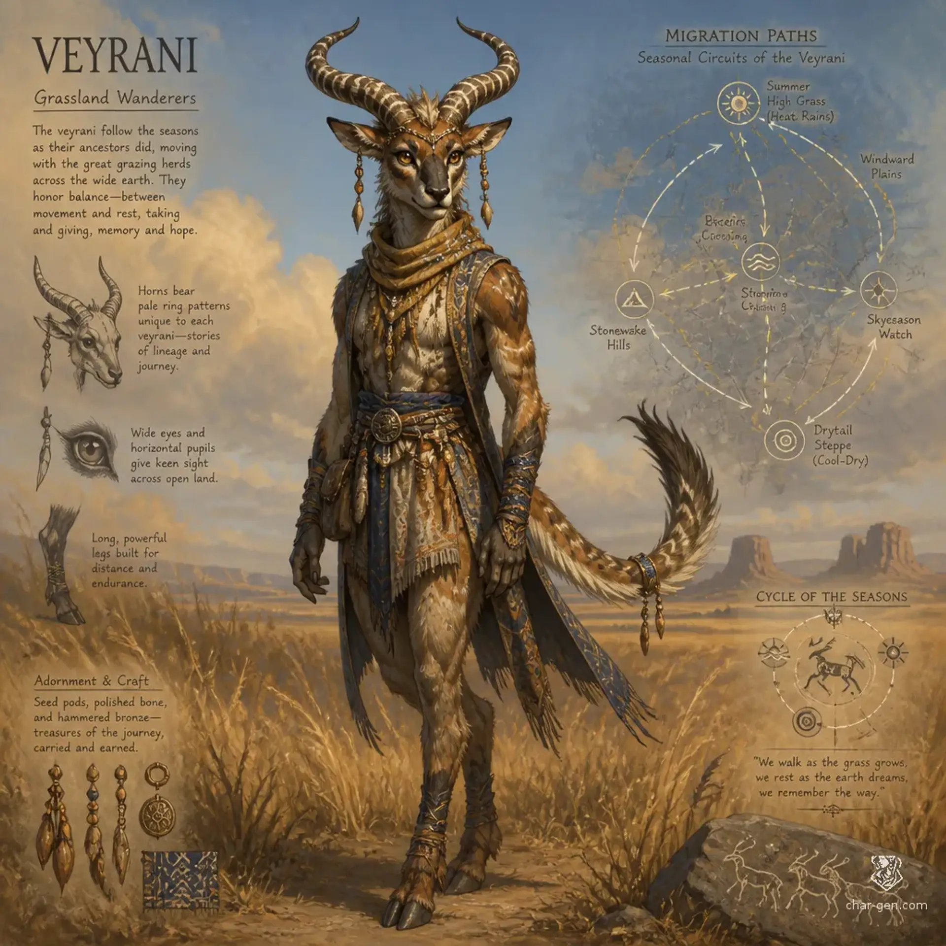 Veyrani - AI-generated fantasy Species