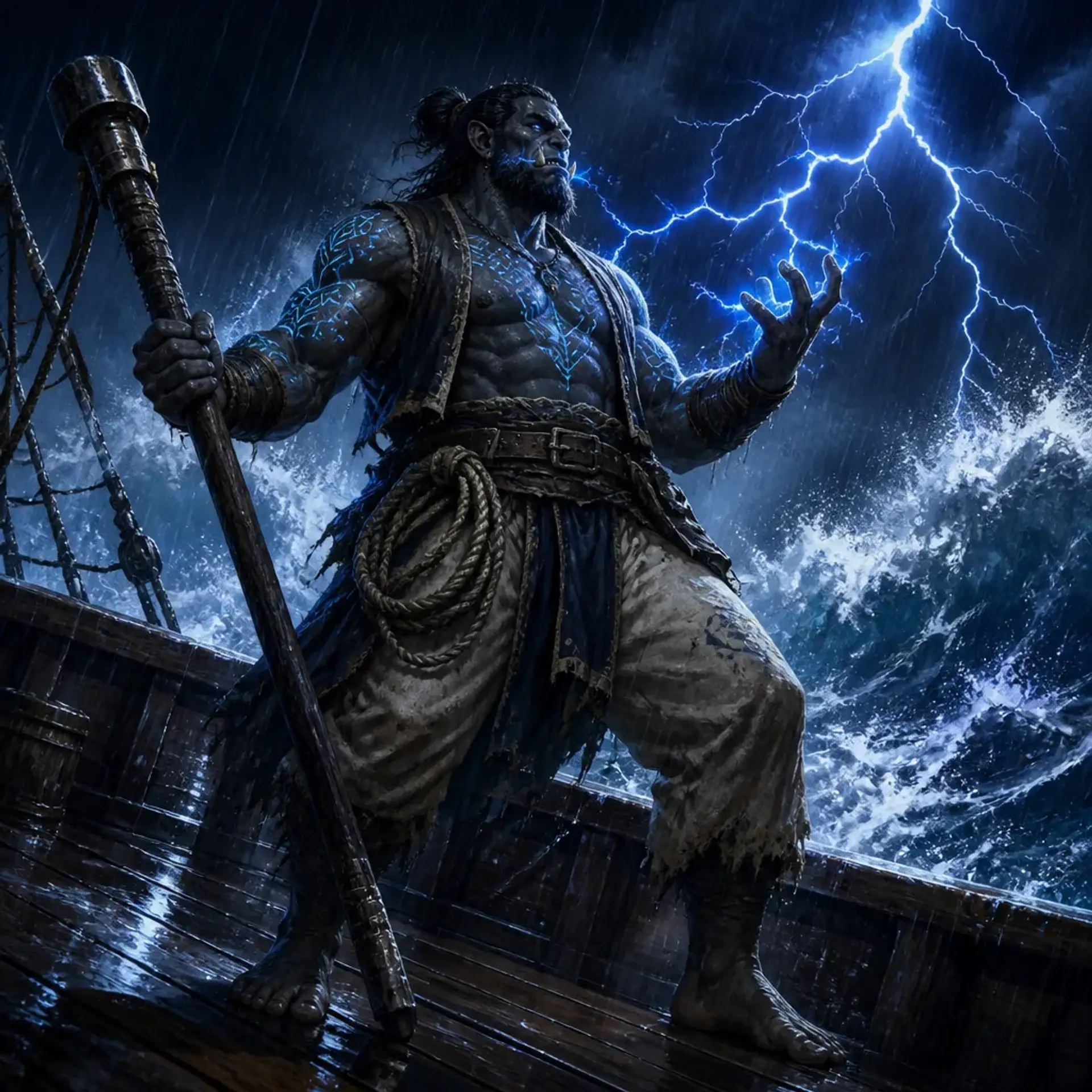 Varis Cloud-crusher Valaith - AI-generated fantasy Character