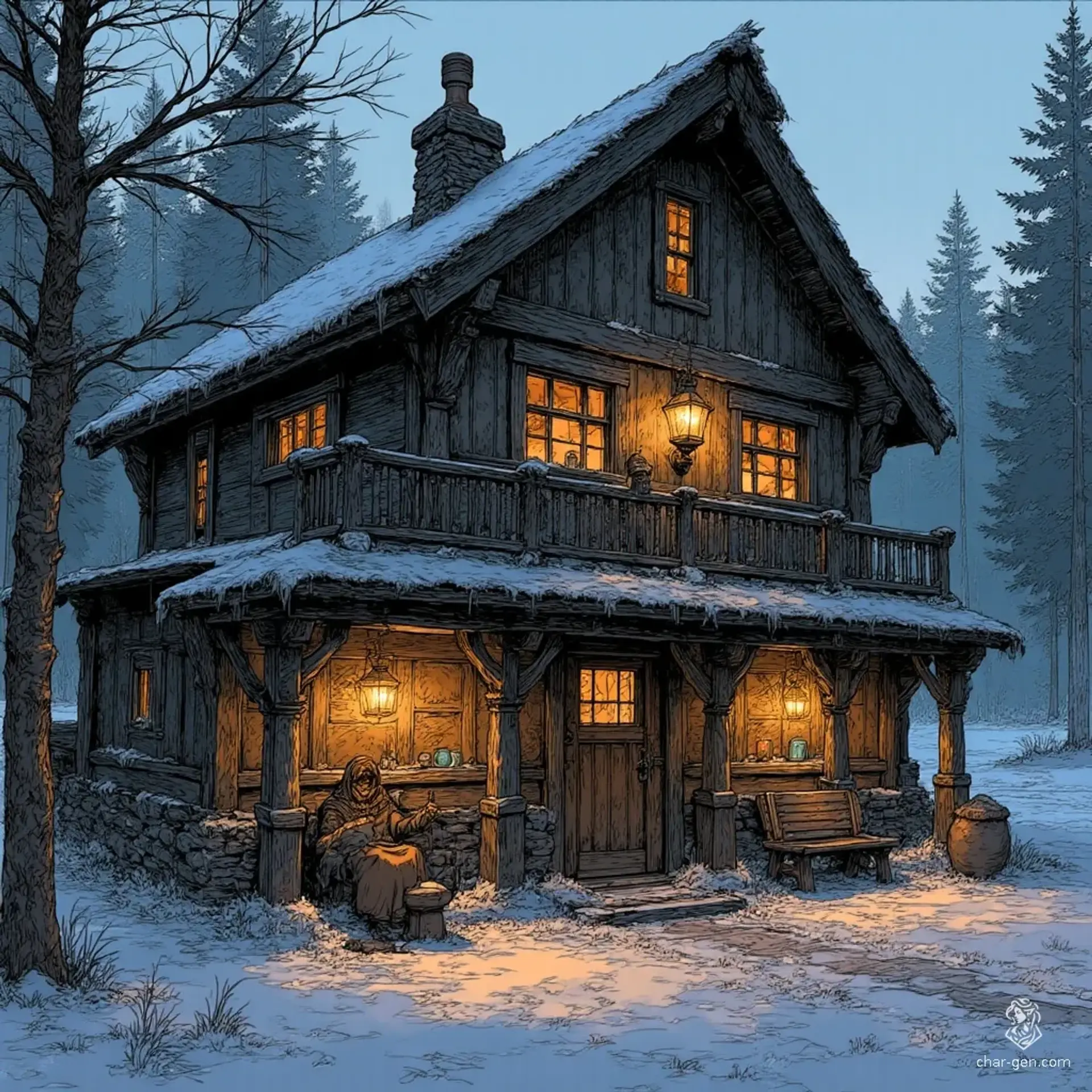 The Noble's Rest - AI-generated fantasy Tavern