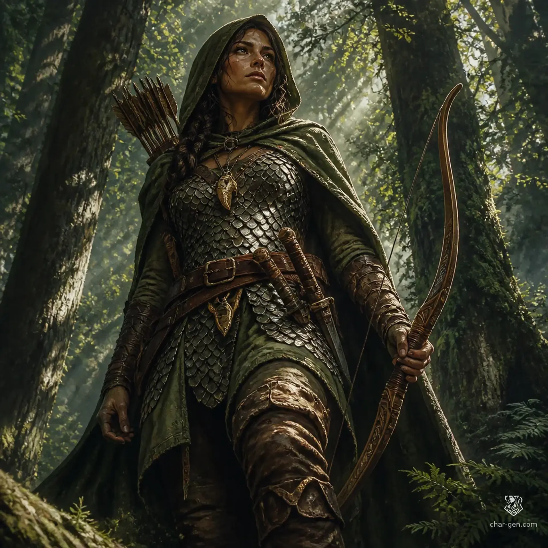 Mara Teth - AI-generated fantasy Character