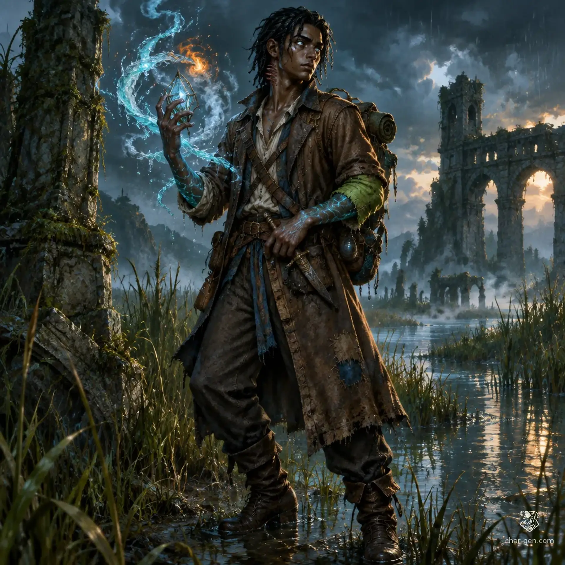 Mosi Kamba - AI-generated fantasy Character