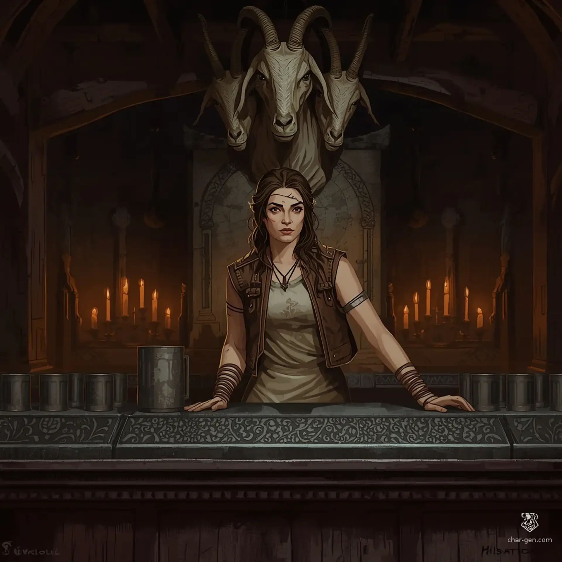 The Thirsty Jester - AI-generated fantasy Tavern