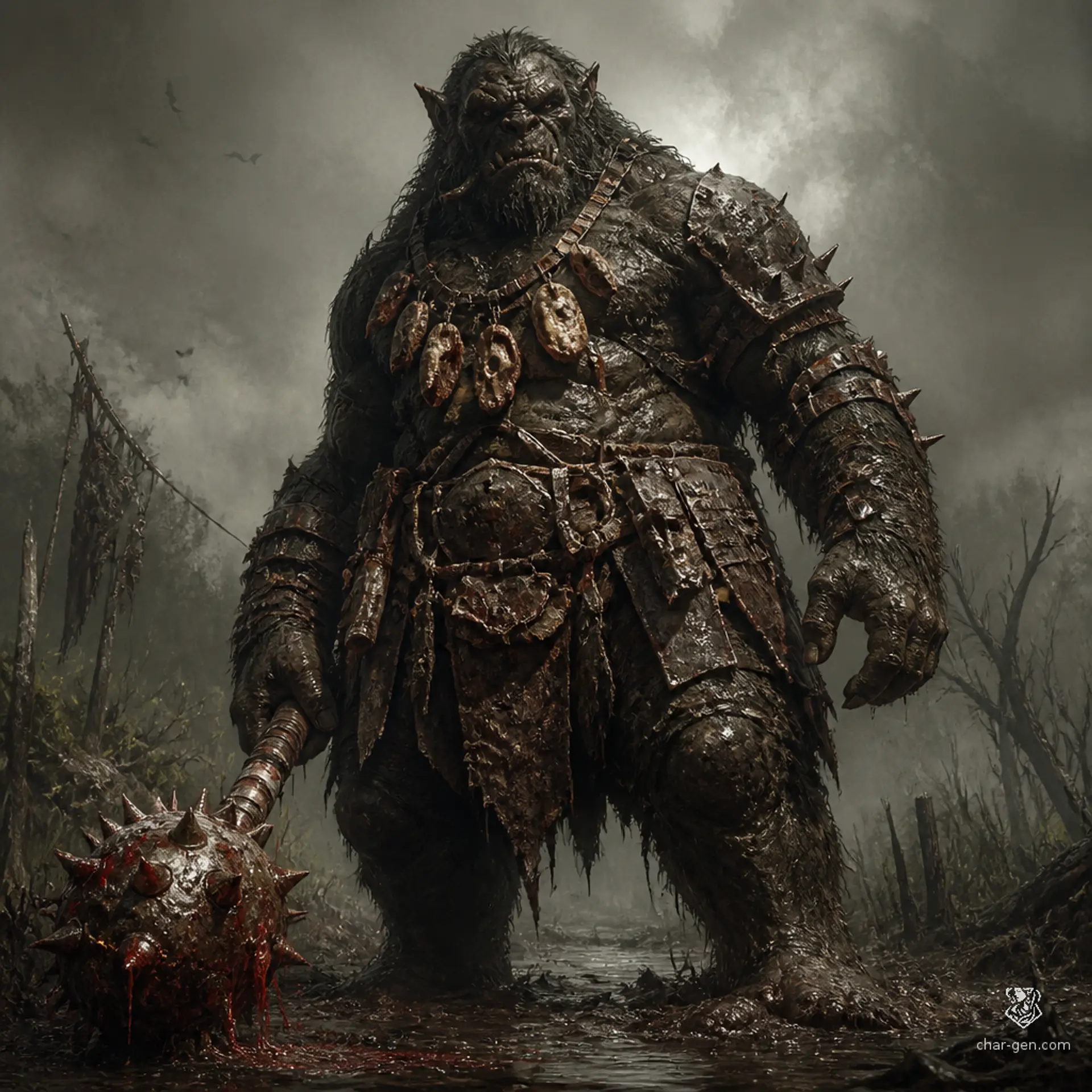 Korg the Cruel - AI-generated fantasy Monster