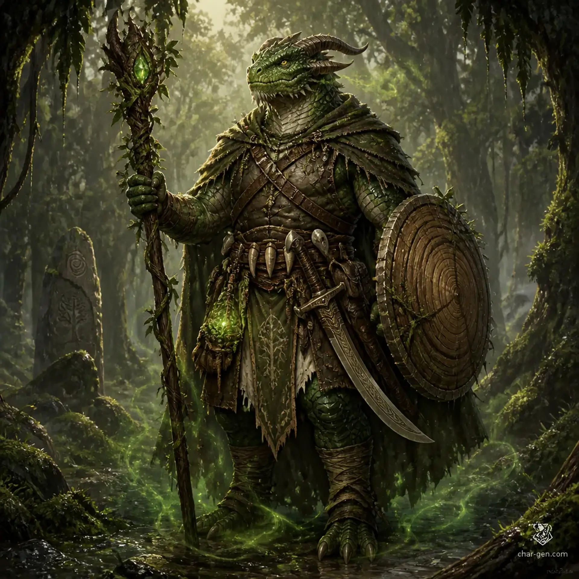 Sticky Nick - AI-generated fantasy Character