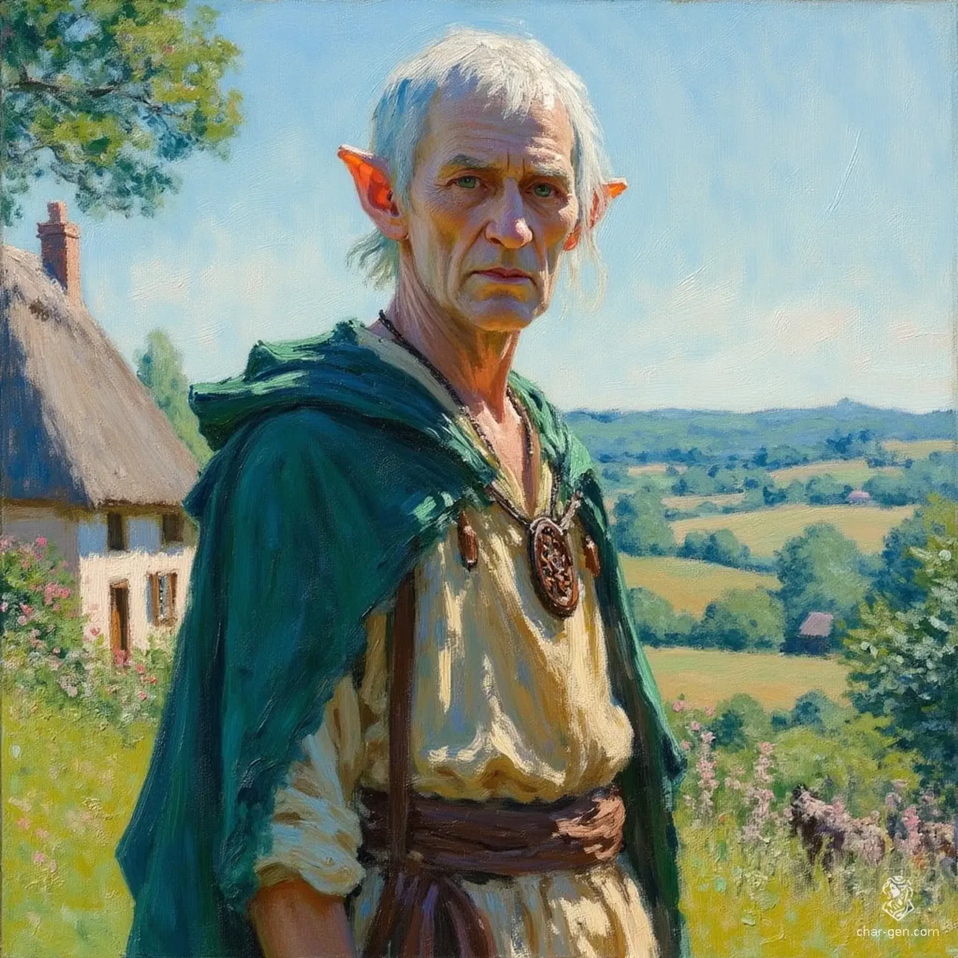 Calendir Vaelwyn - AI-generated fantasy NPC