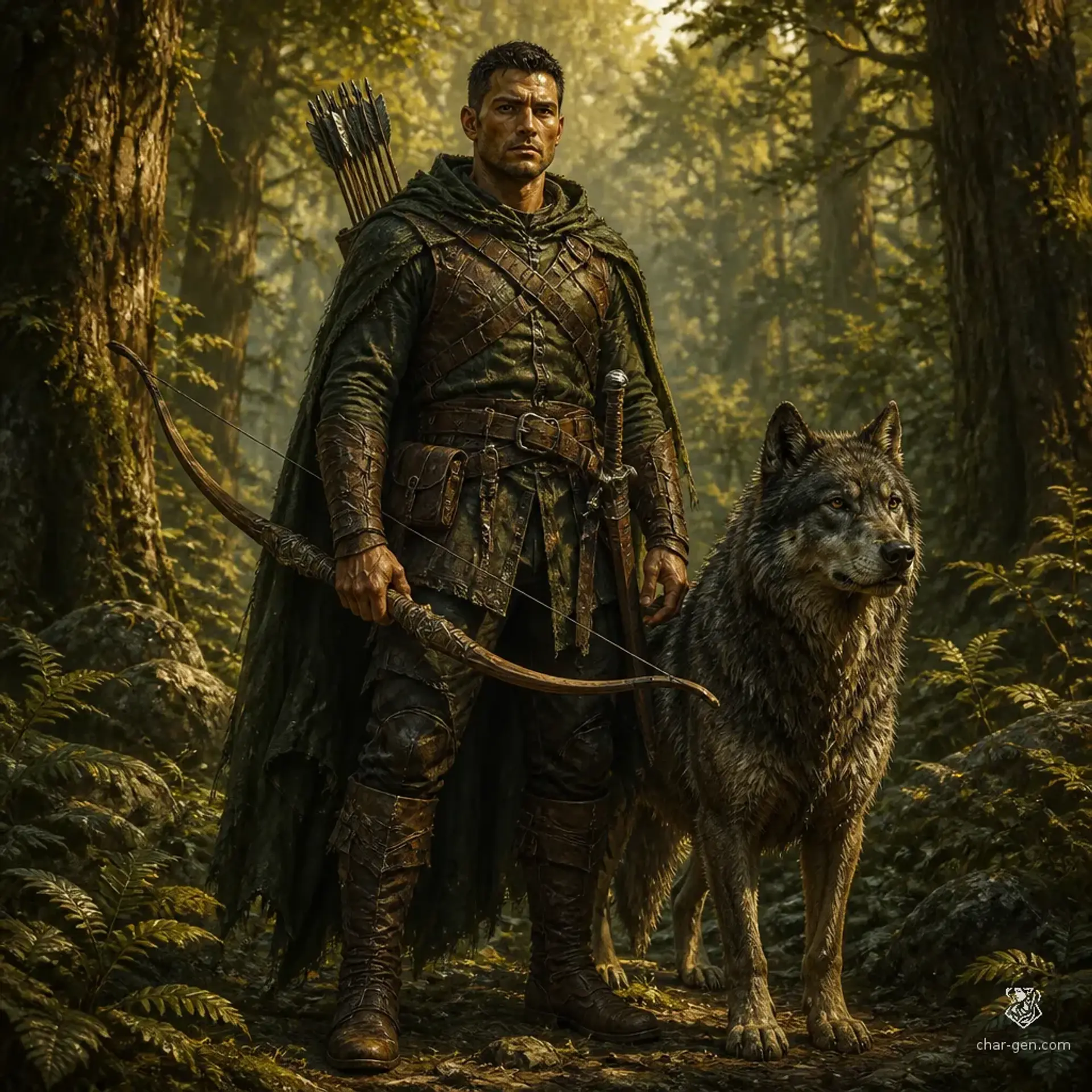 Logan - AI-generated fantasy Character