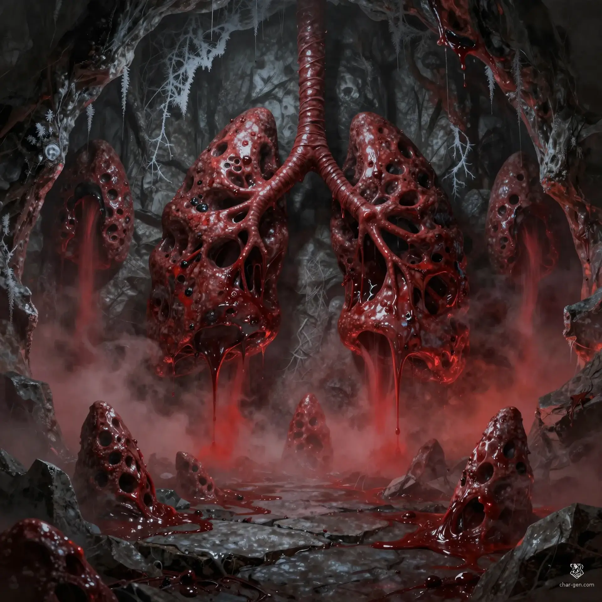 Choral Sanguine Vents - AI-generated fantasy Hazard