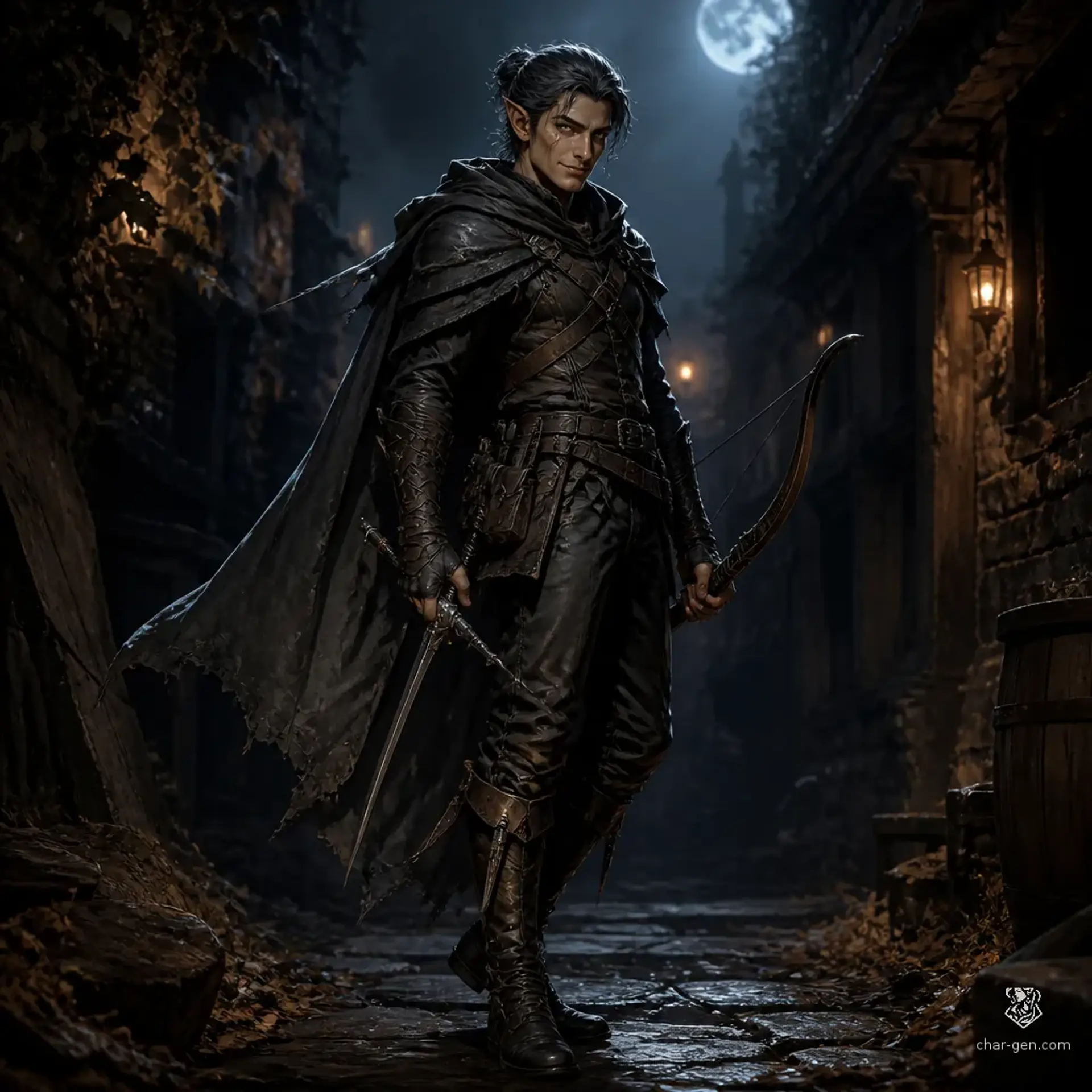 Letharion Vale - AI-generated fantasy Character