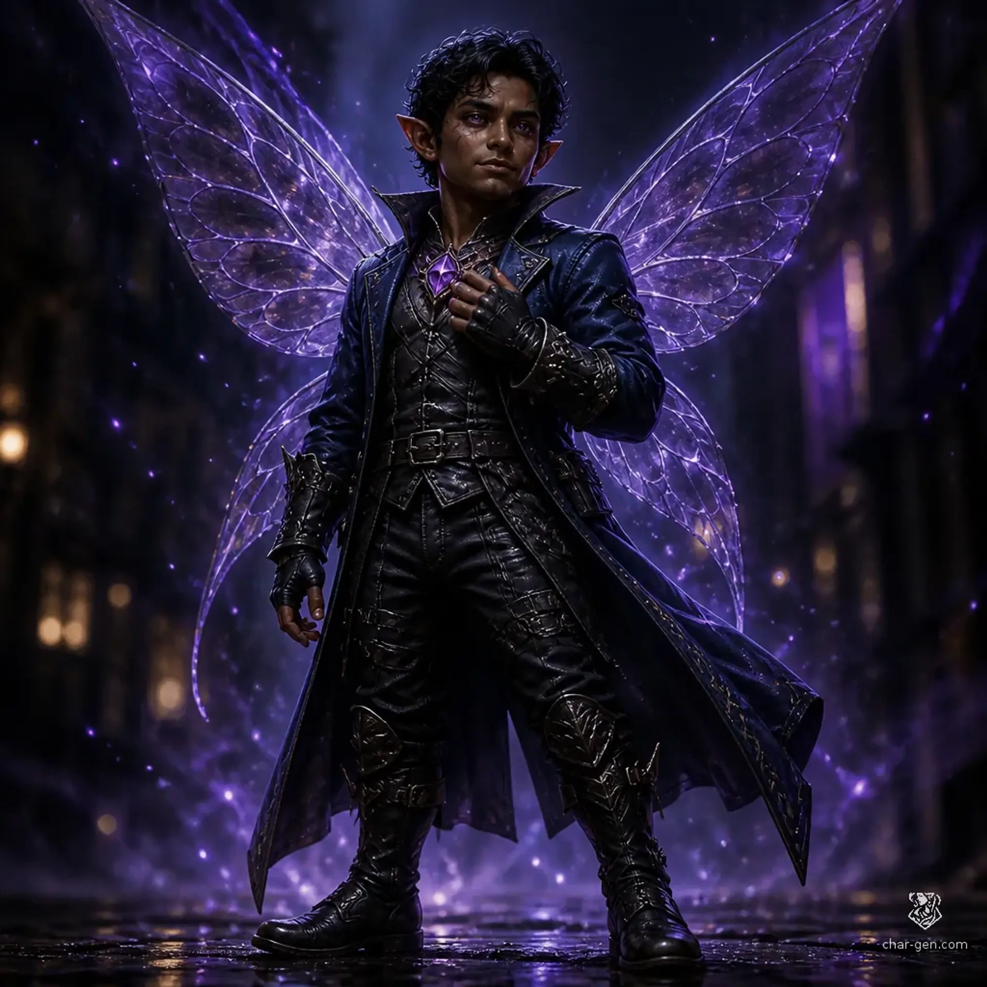 Ren Okunade - AI-generated fantasy Character