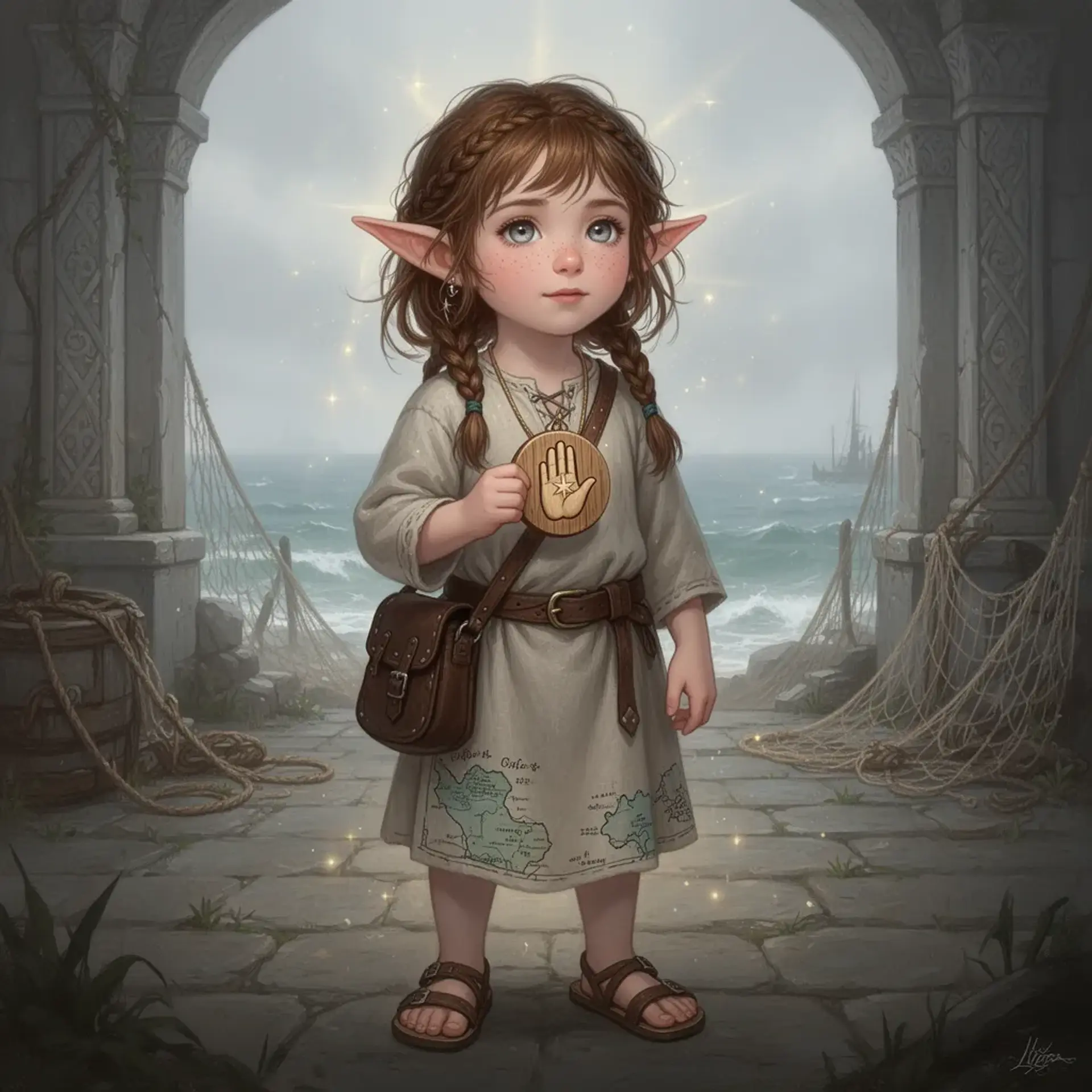 Liora Solhold - AI-generated fantasy NPC