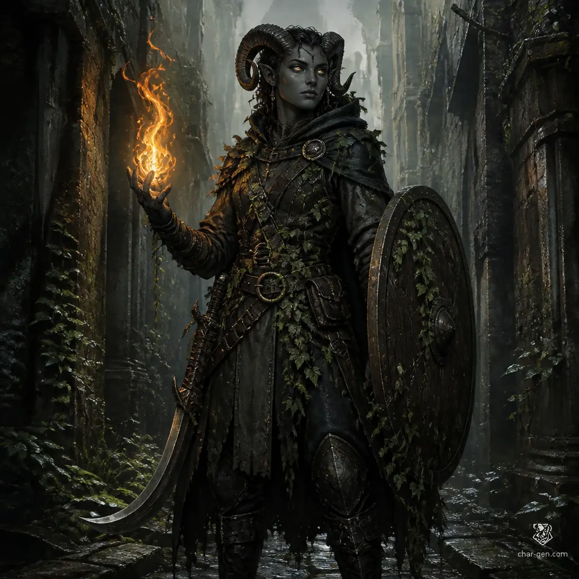 Kit - AI-generated fantasy Character