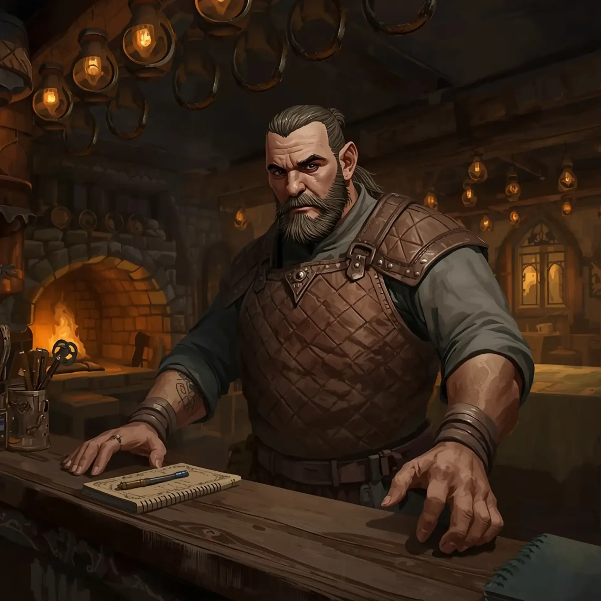 The Cooper's Rest - AI-generated fantasy Tavern