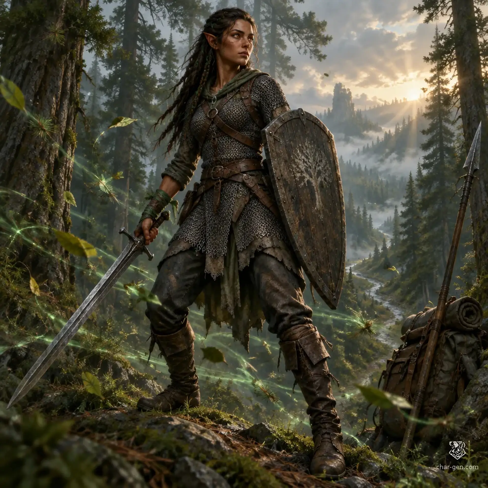 Kat - AI-generated fantasy Character