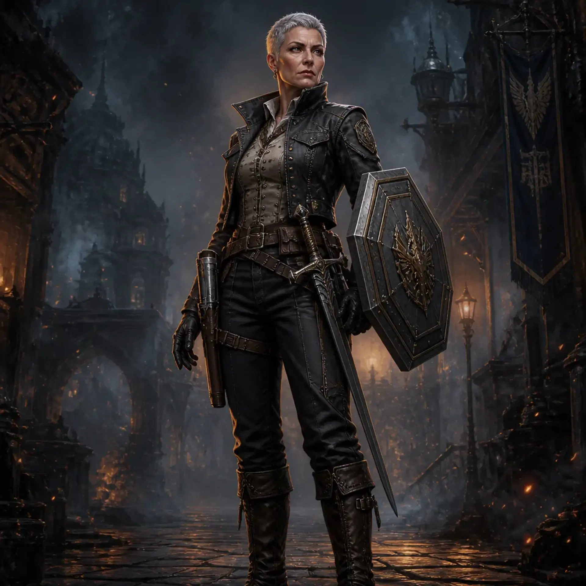 Karina Vale - AI-generated fantasy Character