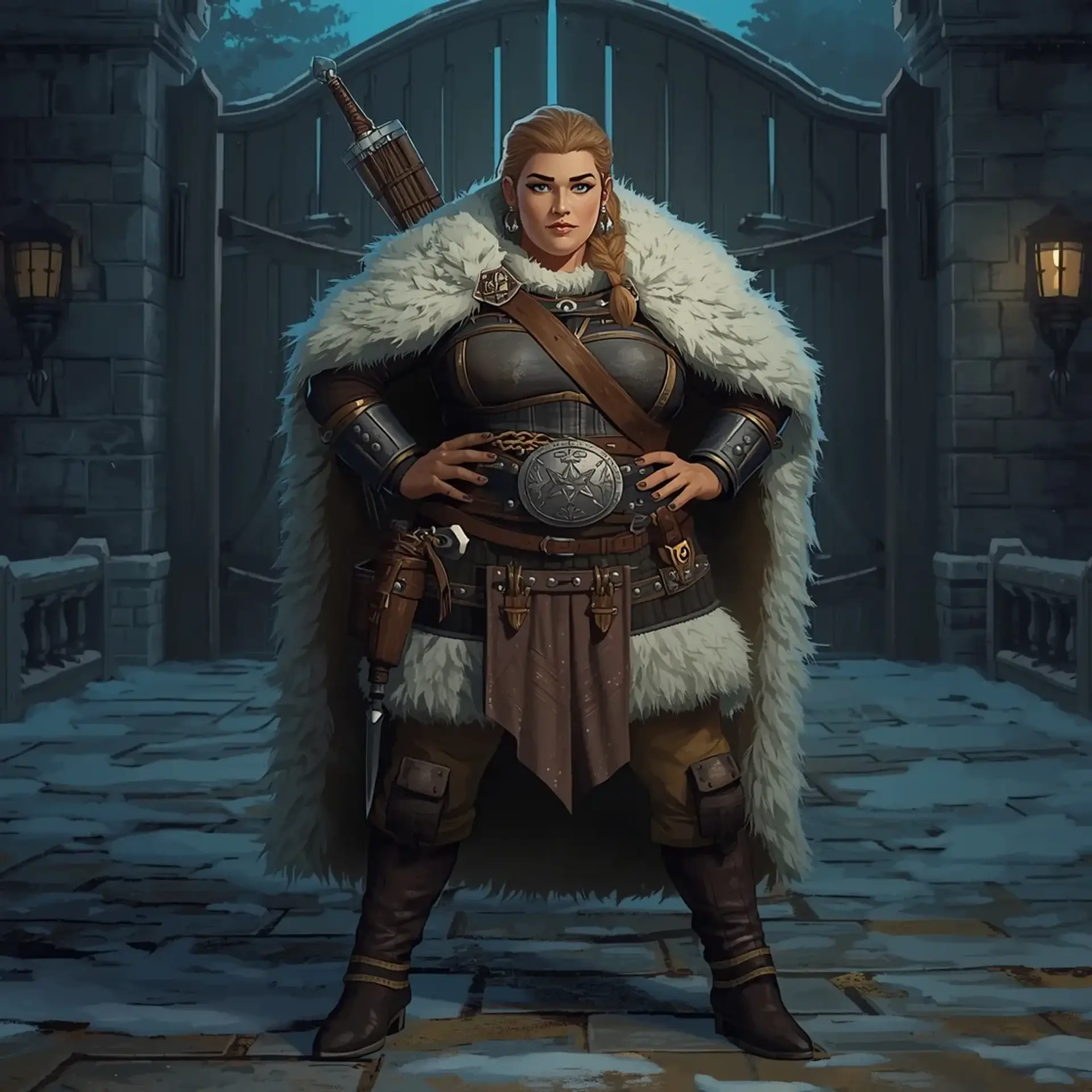 Kayla - AI-generated fantasy Character