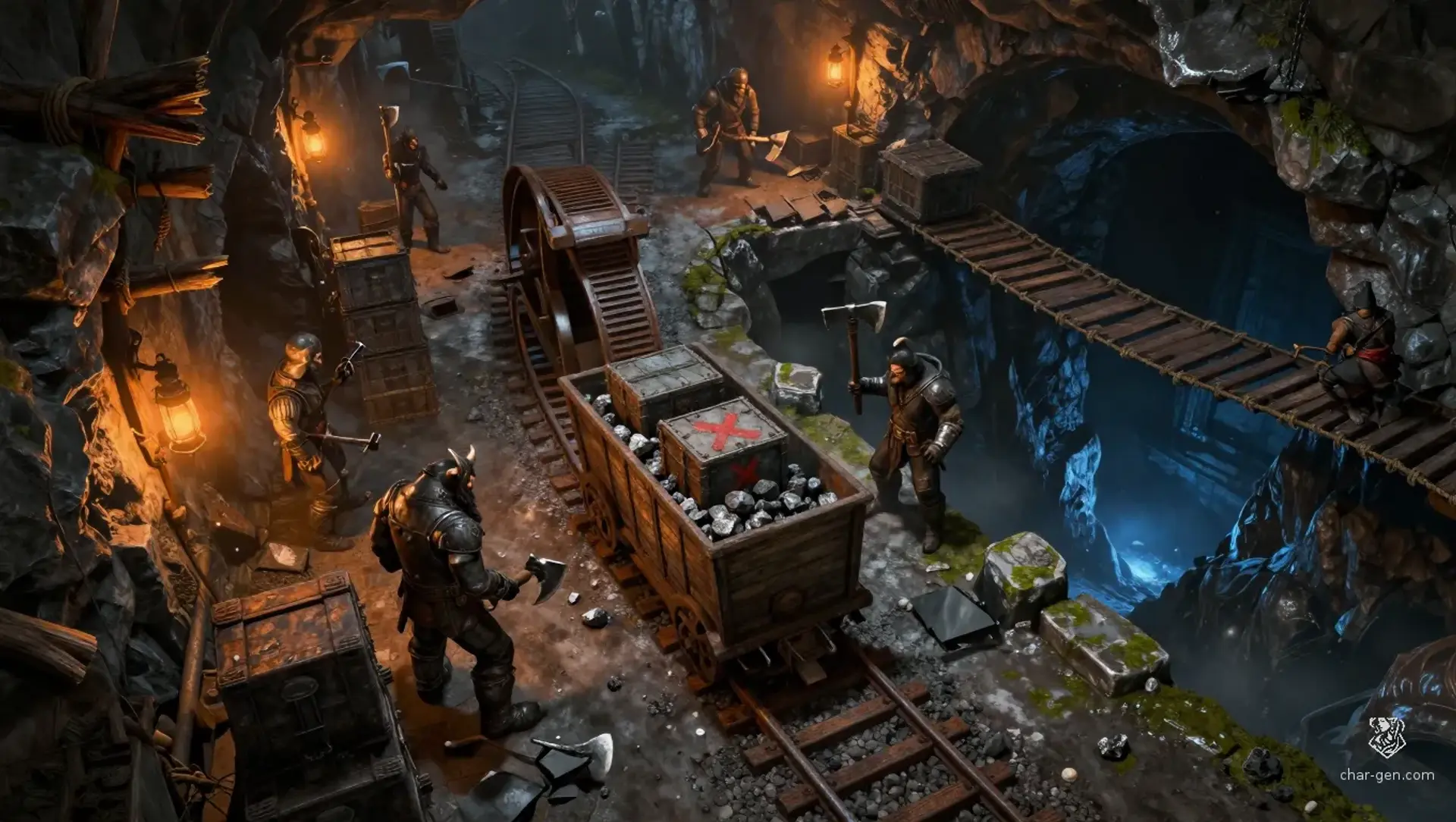 Keep the Chest from the Mine