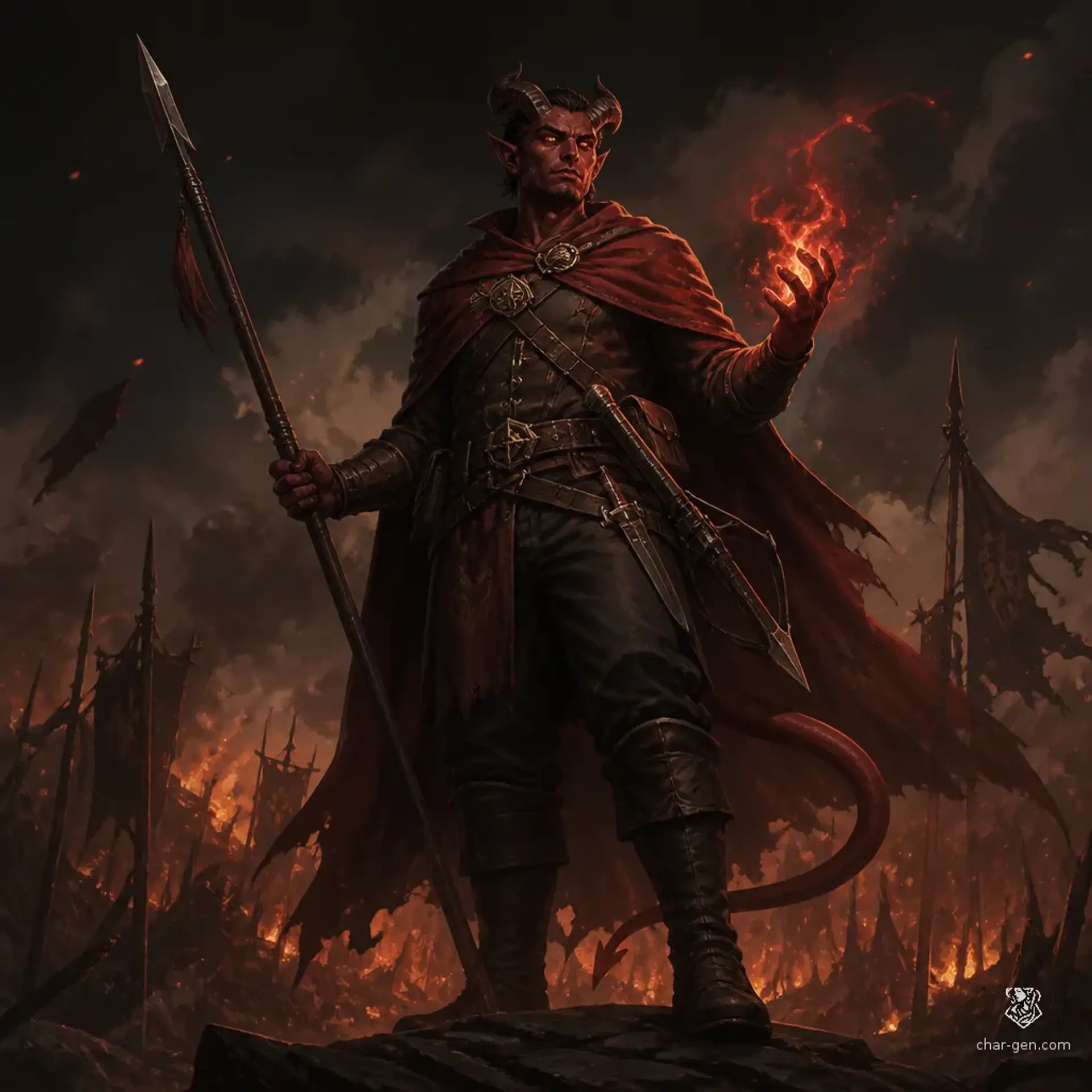 Ravik - AI-generated fantasy Character