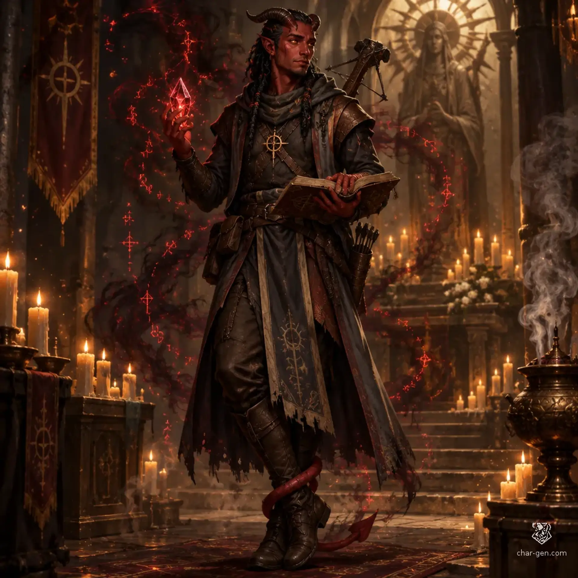 Oluwen Adeyemi - AI-generated fantasy Character