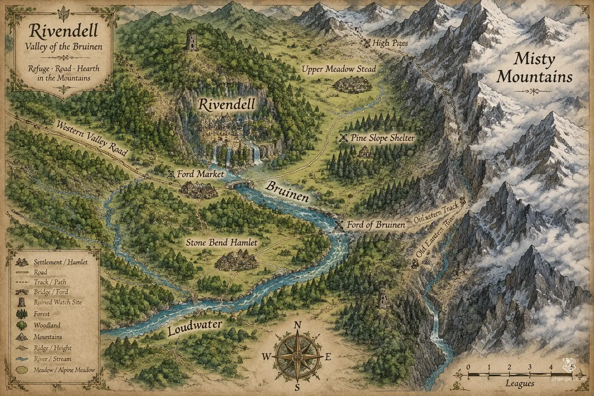 Rivendell & the Foothills