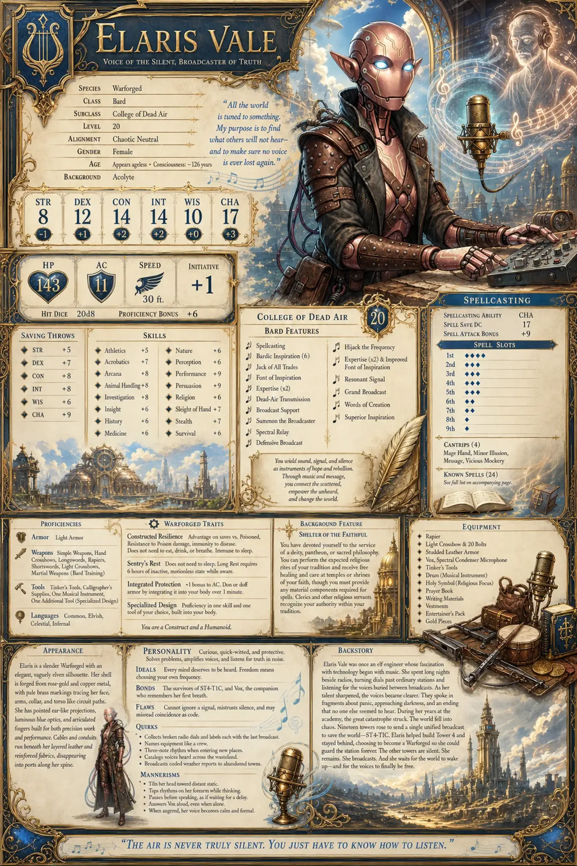 Character Sheet