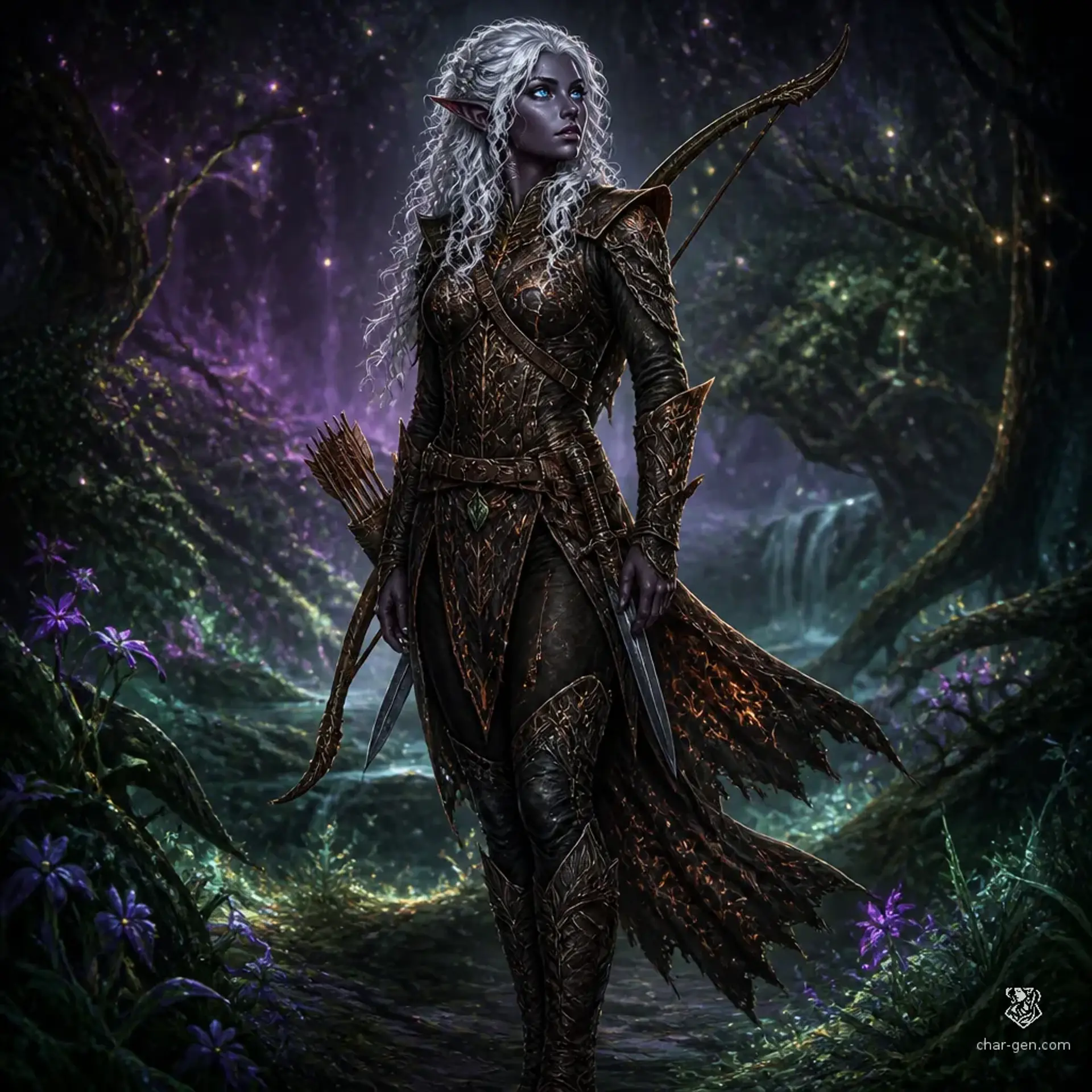 Raine Bradbury - AI-generated fantasy Character
