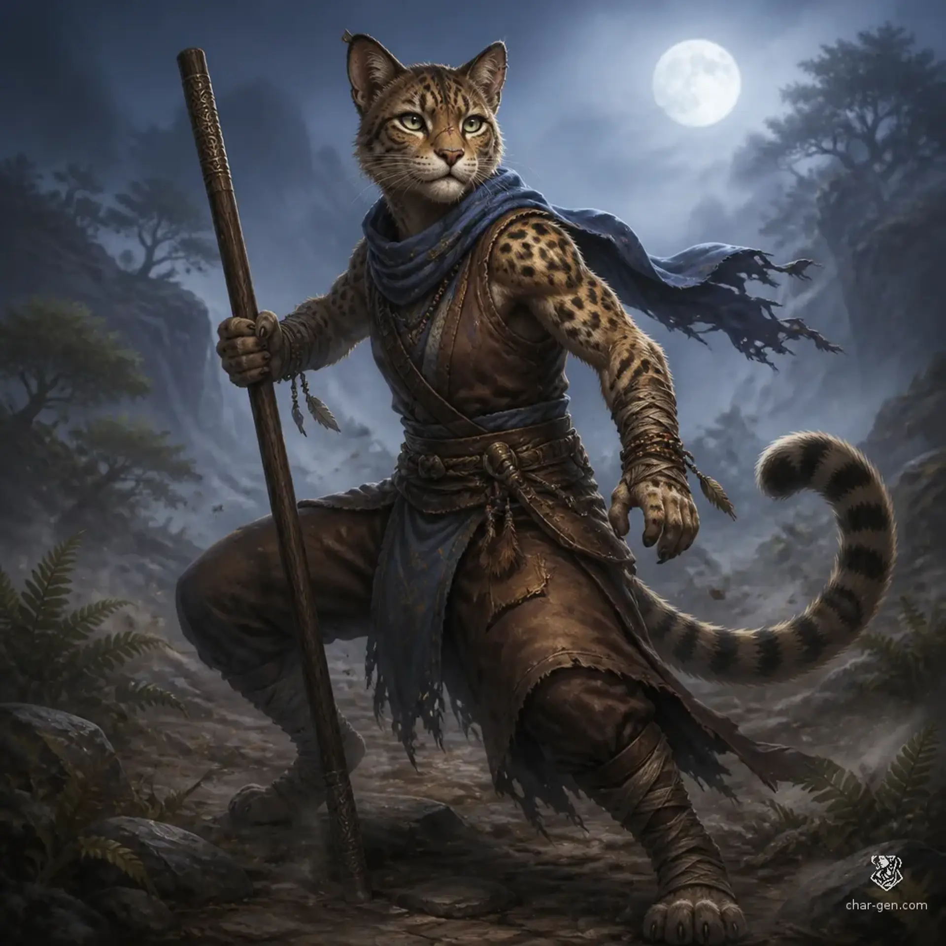 Aixy Asatana - AI-generated fantasy Character