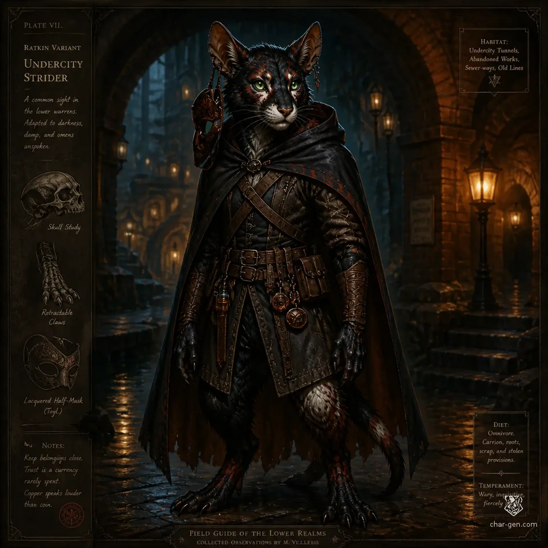 Mireclaws - AI-generated fantasy Species