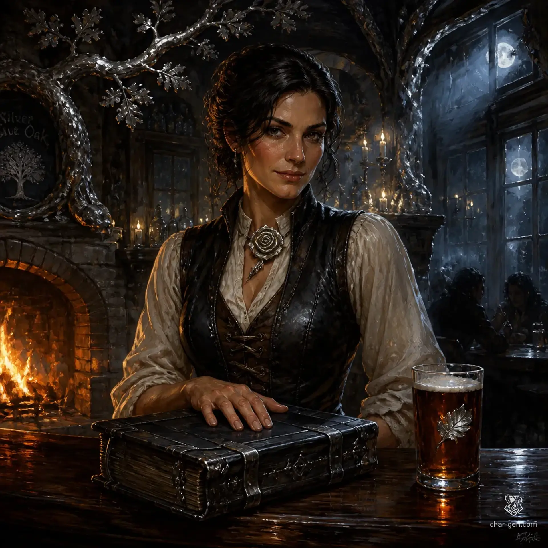 The Moonlit Rose Tavern