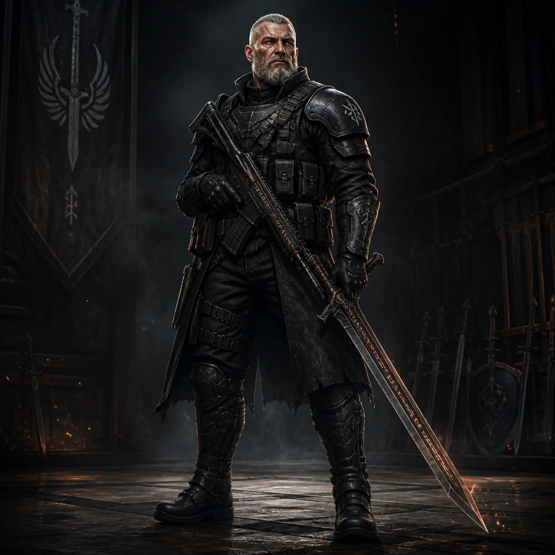 Faro Veyr - AI-generated fantasy Character
