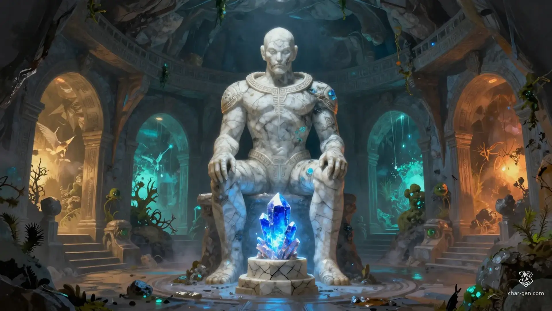 The Marble Golem's Lazulite Test