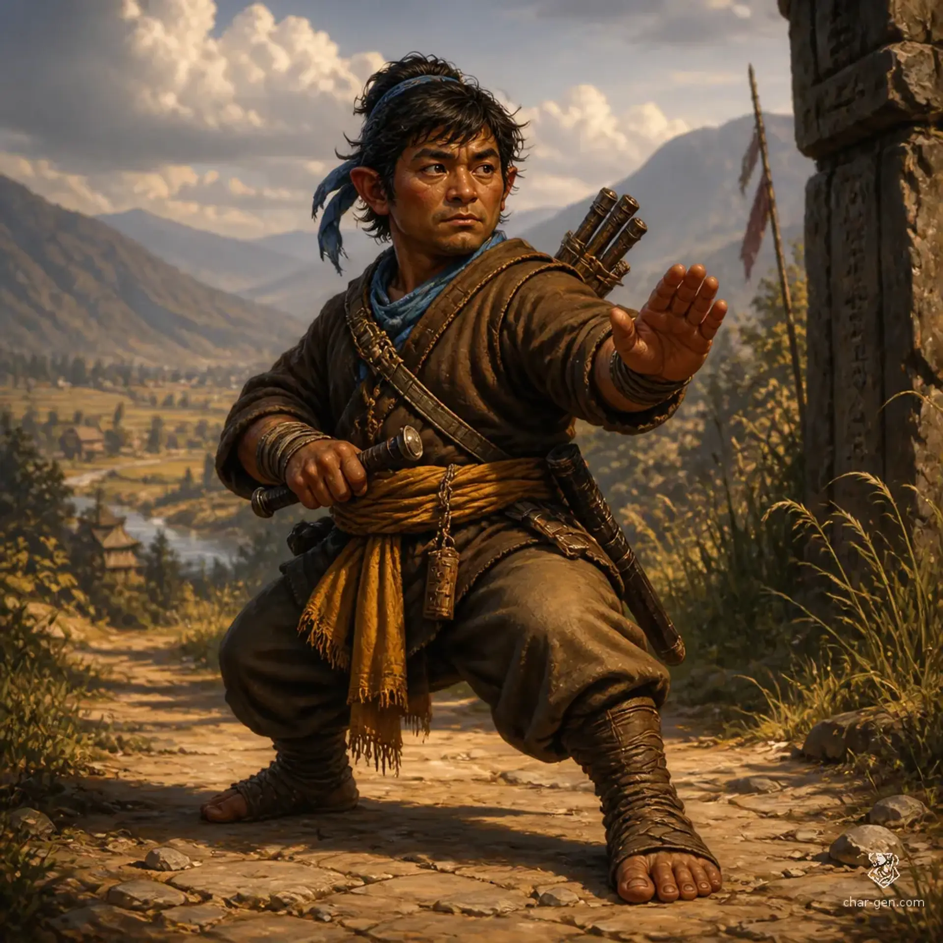 Teco - AI-generated fantasy Character