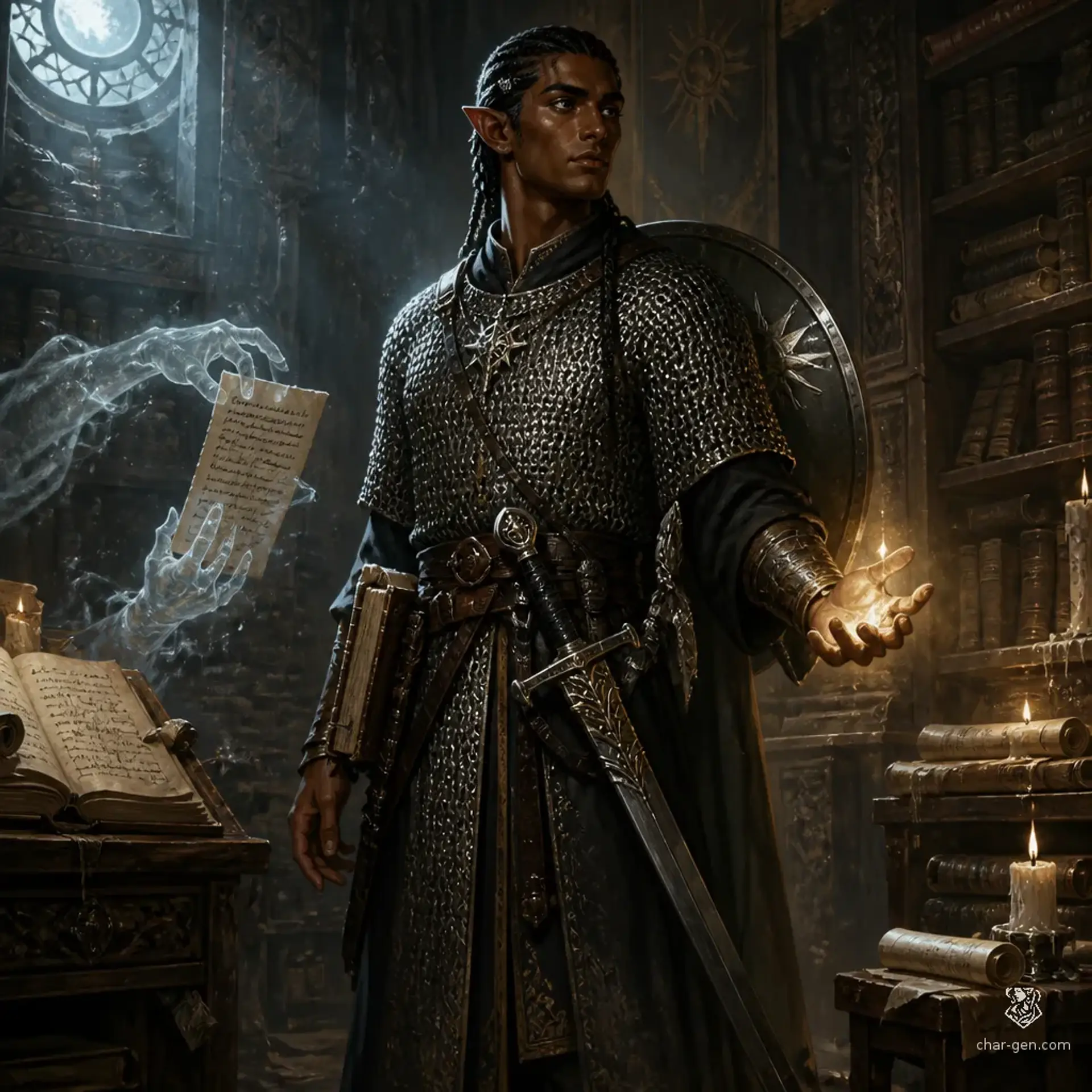 Aureon Vhal - AI-generated fantasy Character