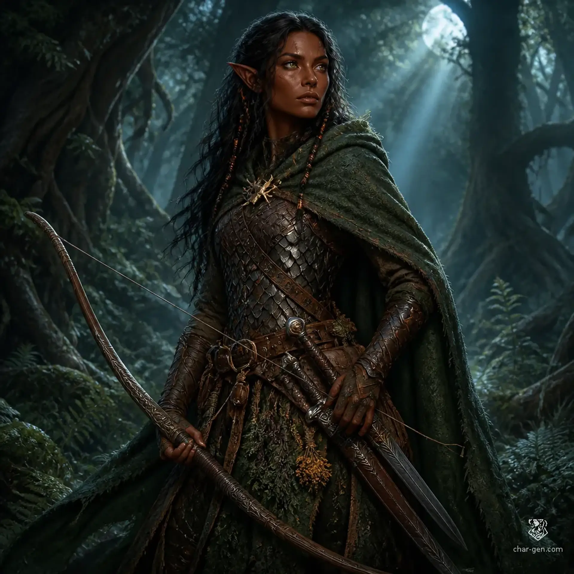 Panniz - AI-generated fantasy Character