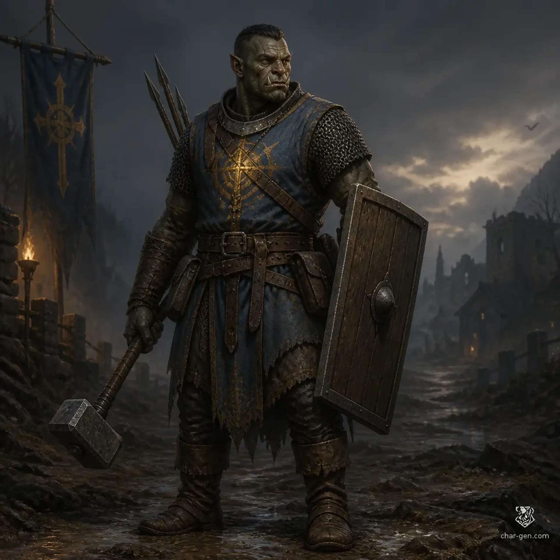 Maron Daya - AI-generated fantasy Character