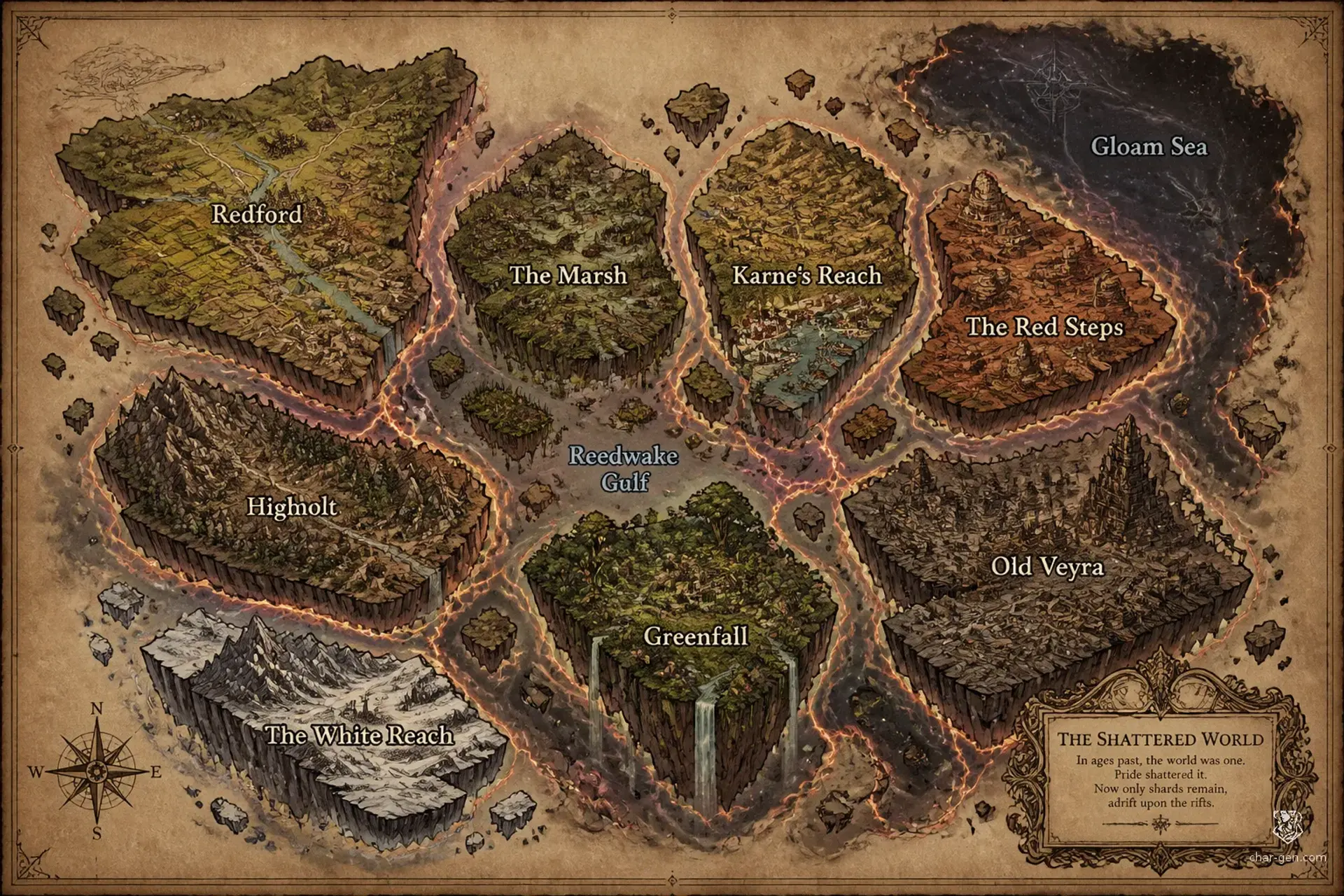 Veyra - AI-generated fantasy World