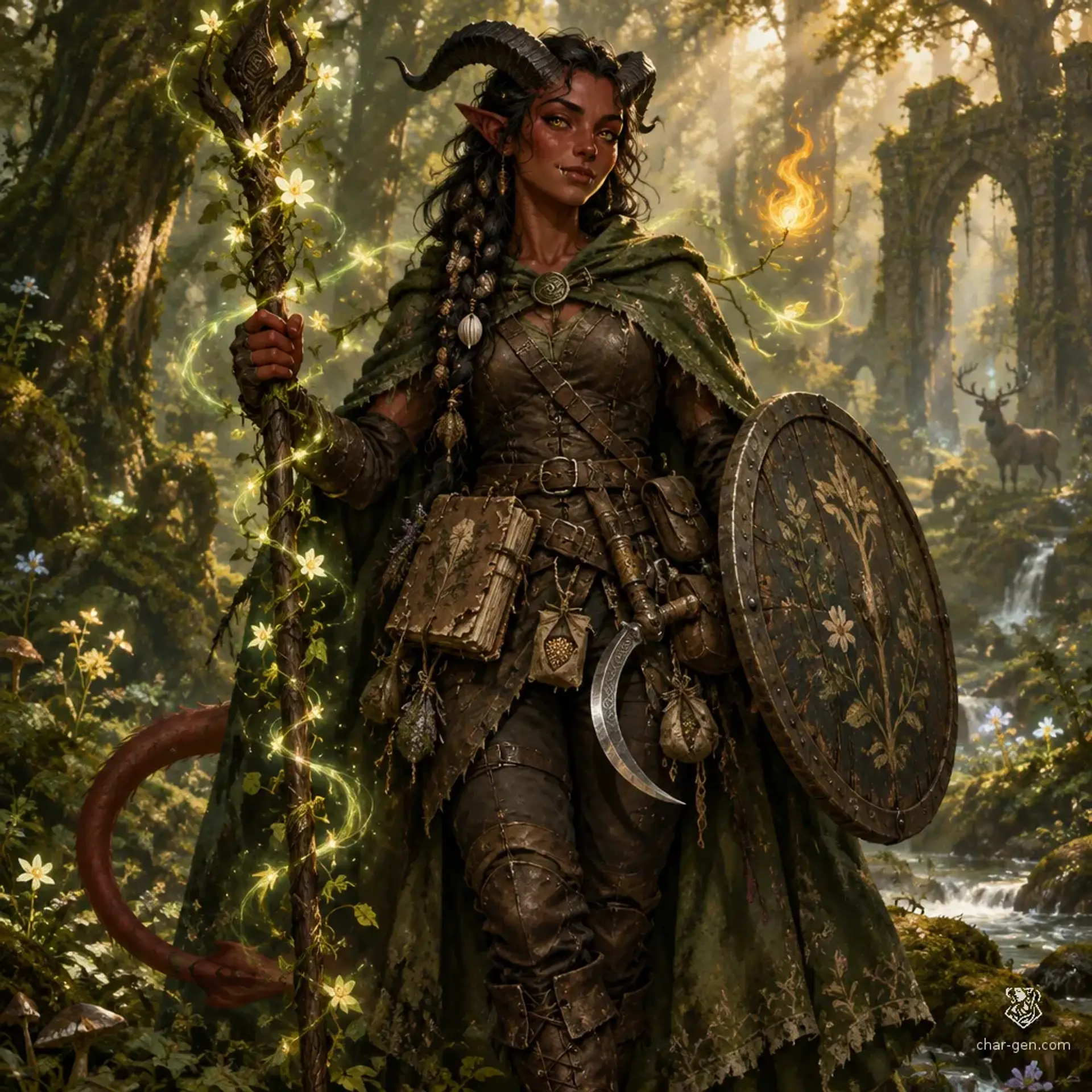 Nalia Kesi - AI-generated fantasy Character