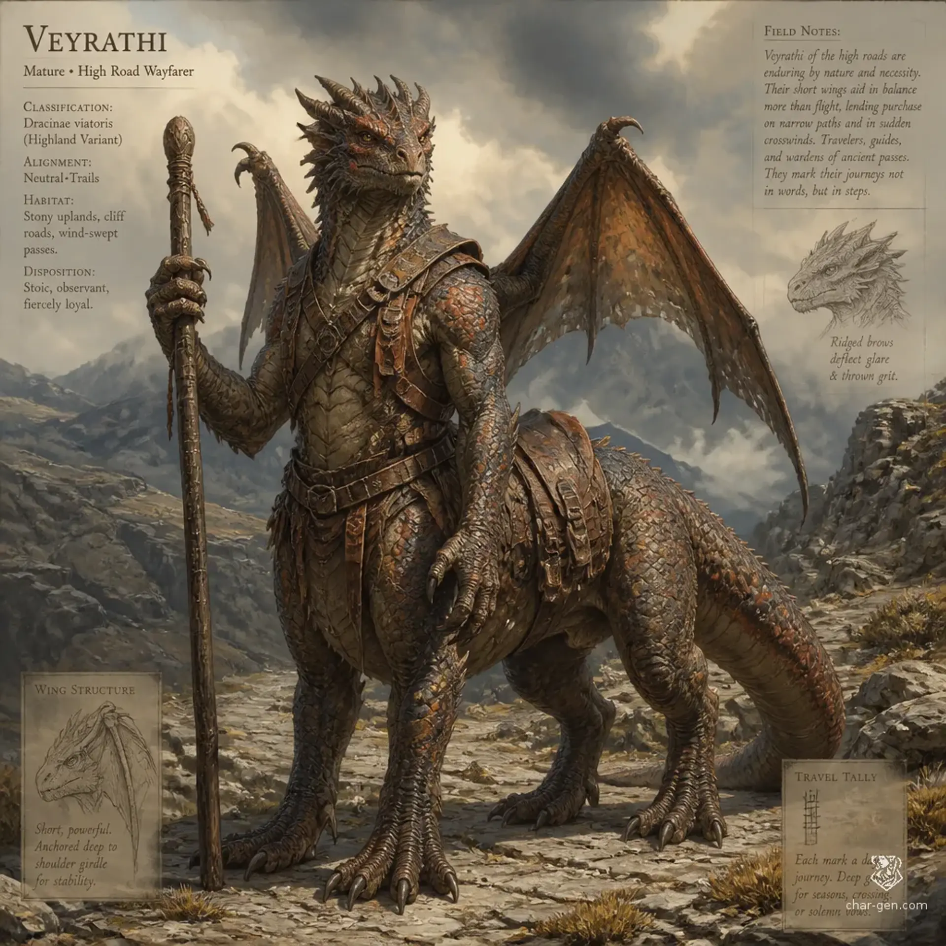 Veyrathi - AI-generated fantasy Species
