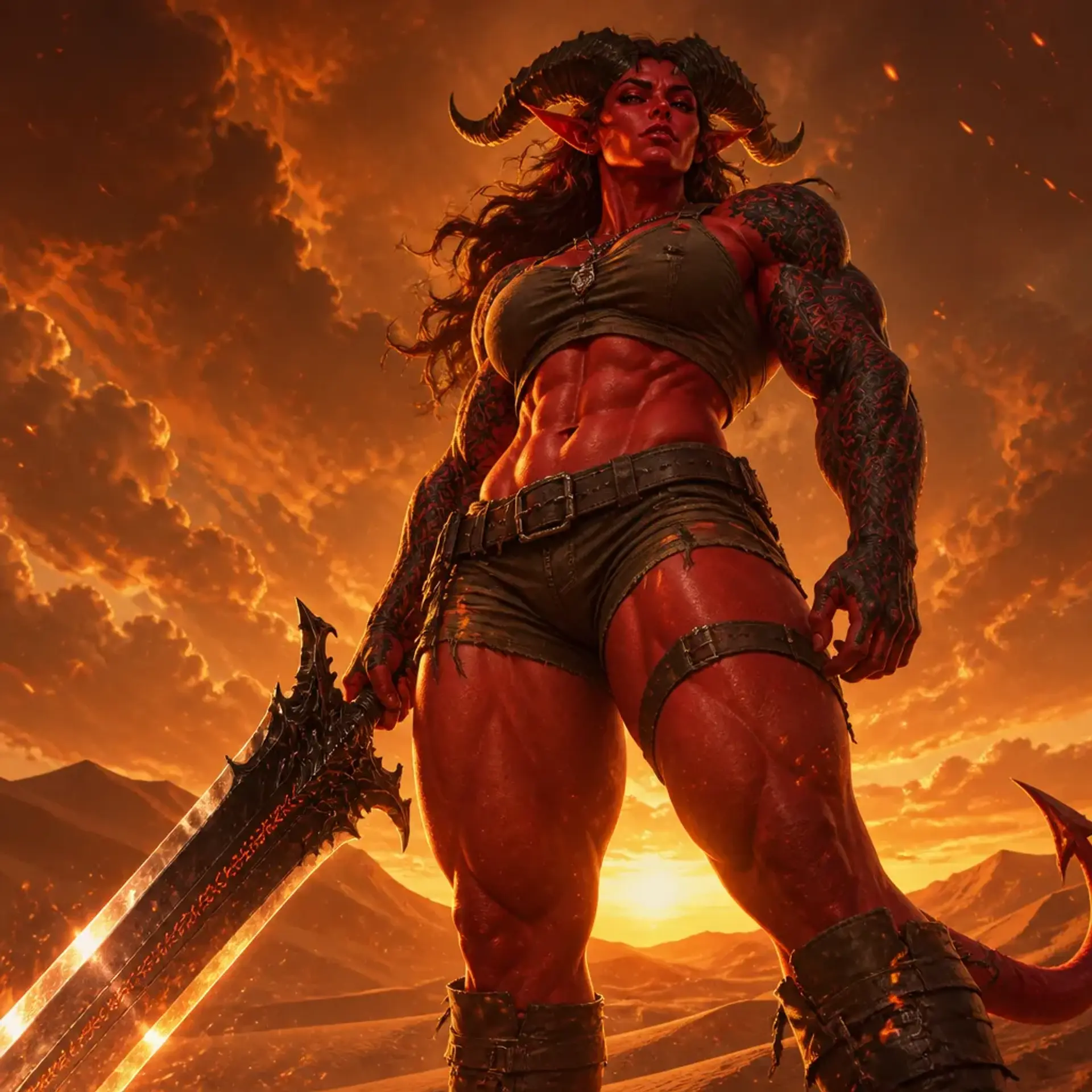 Kaelen Thorne - AI-generated fantasy Character