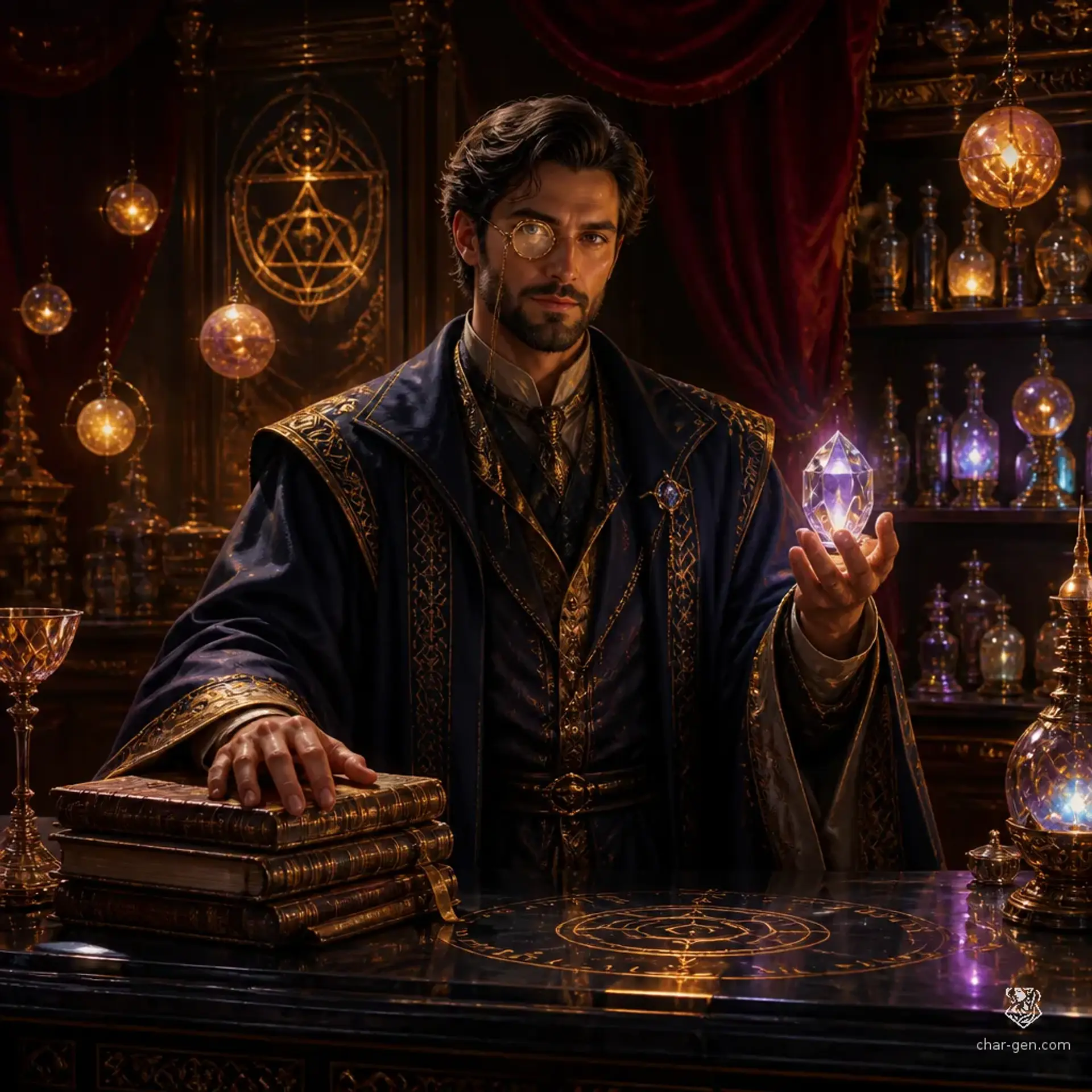 The Velvet Sentinel - AI-generated fantasy Tavern