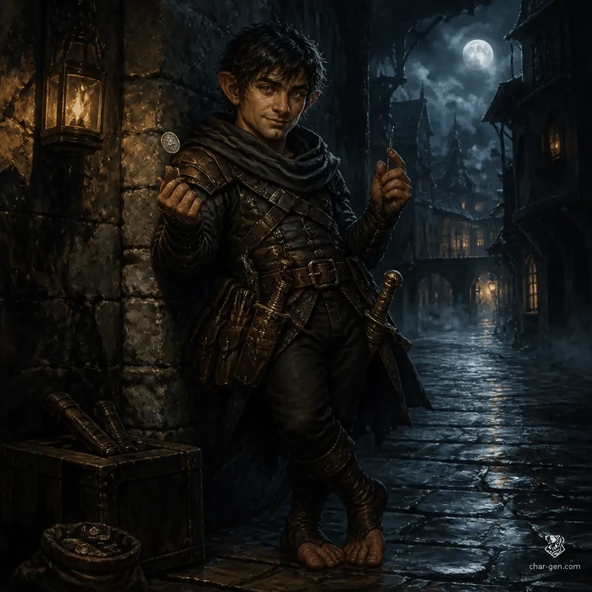 Bashorg Bathon - AI-generated fantasy Character
