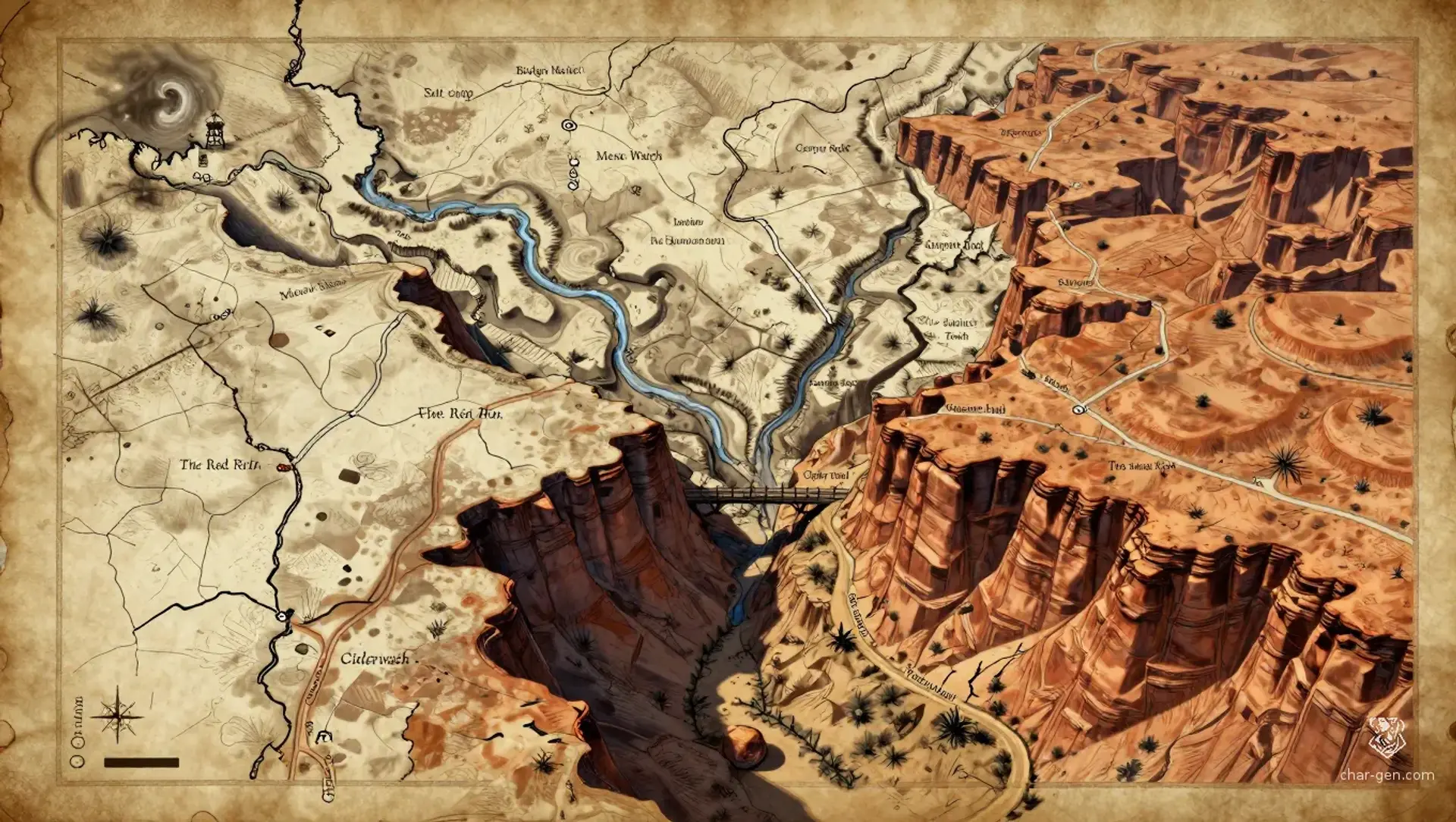 Redford - AI-generated fantasy Region