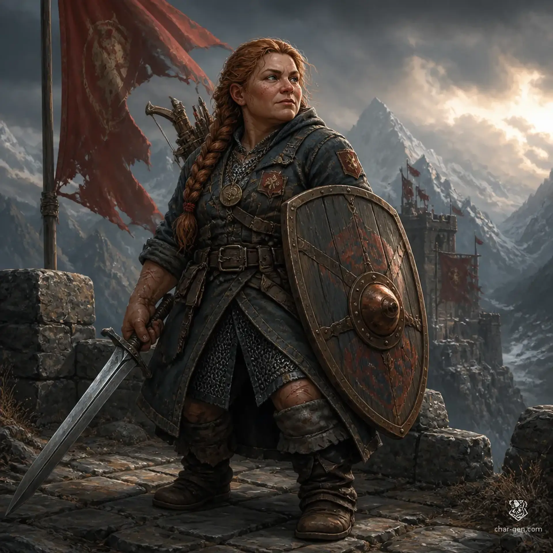 Sella Quispe - AI-generated fantasy Character