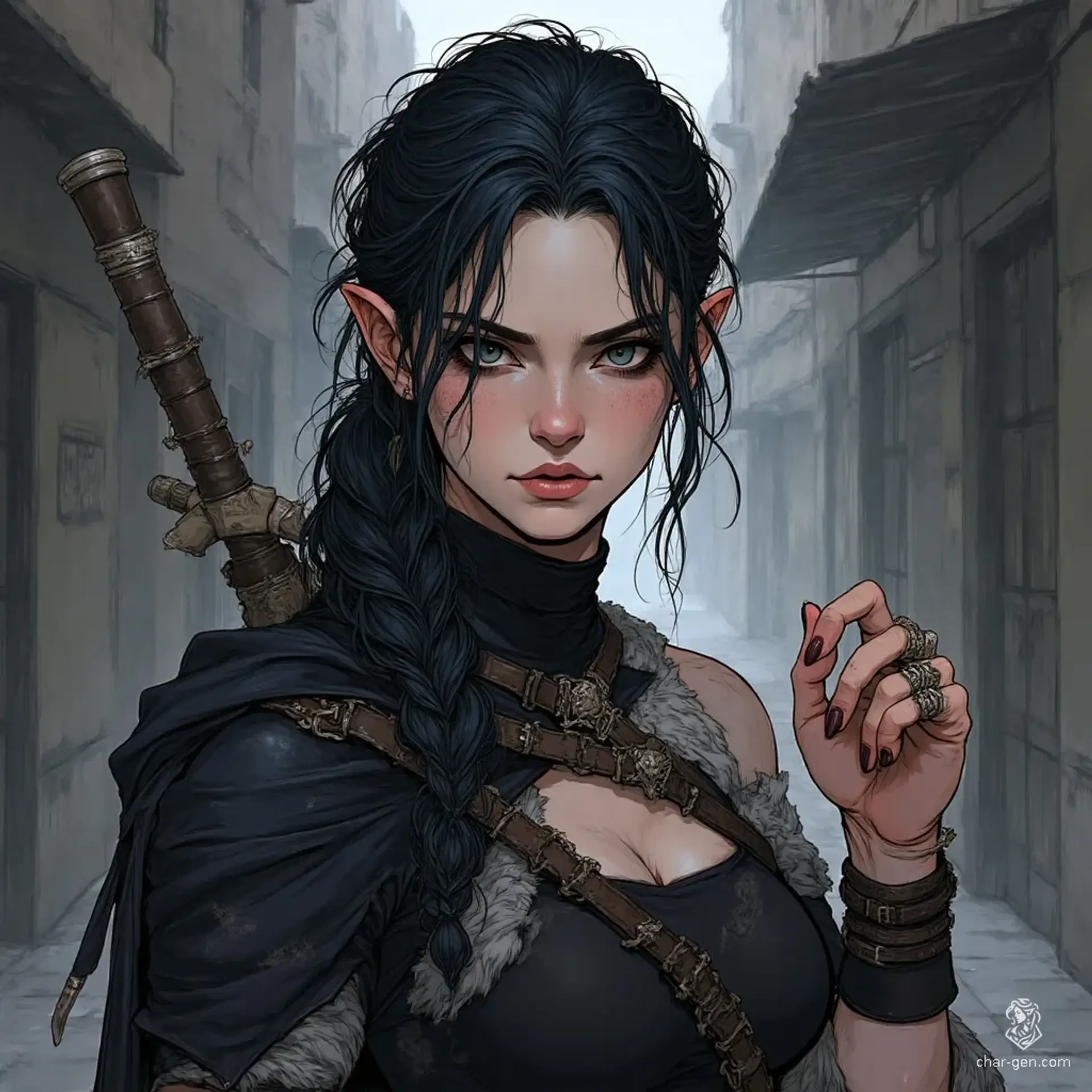 Seris Vellona - AI-generated fantasy NPC