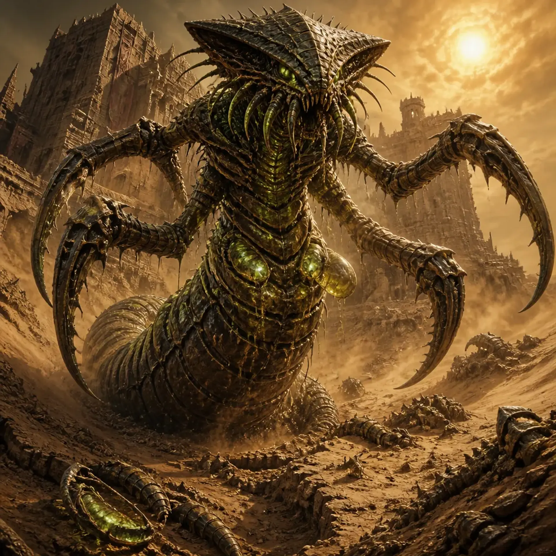 Felltalon Ravener - AI-generated fantasy Monster