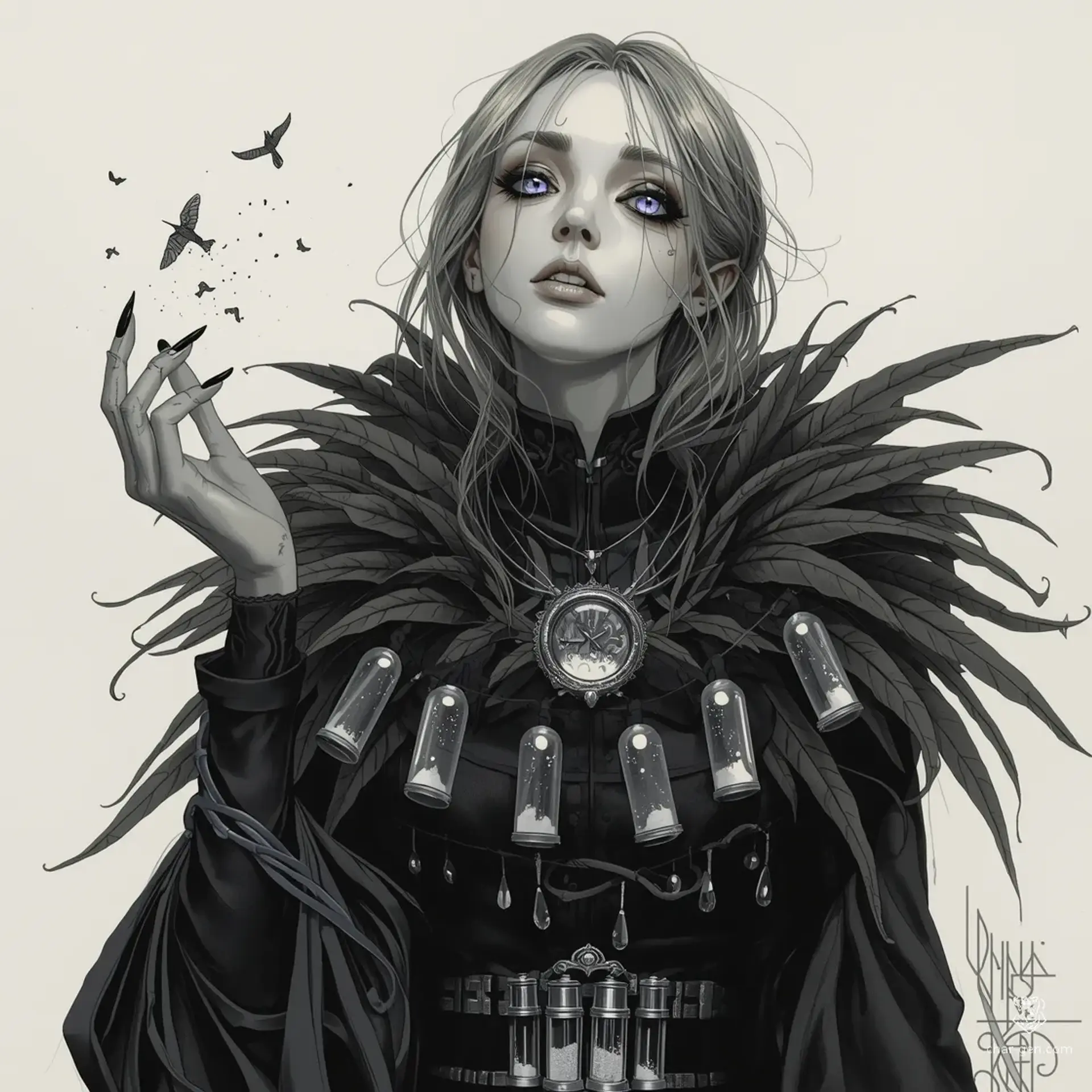Curatrix Elara Vane - AI-generated fantasy NPC